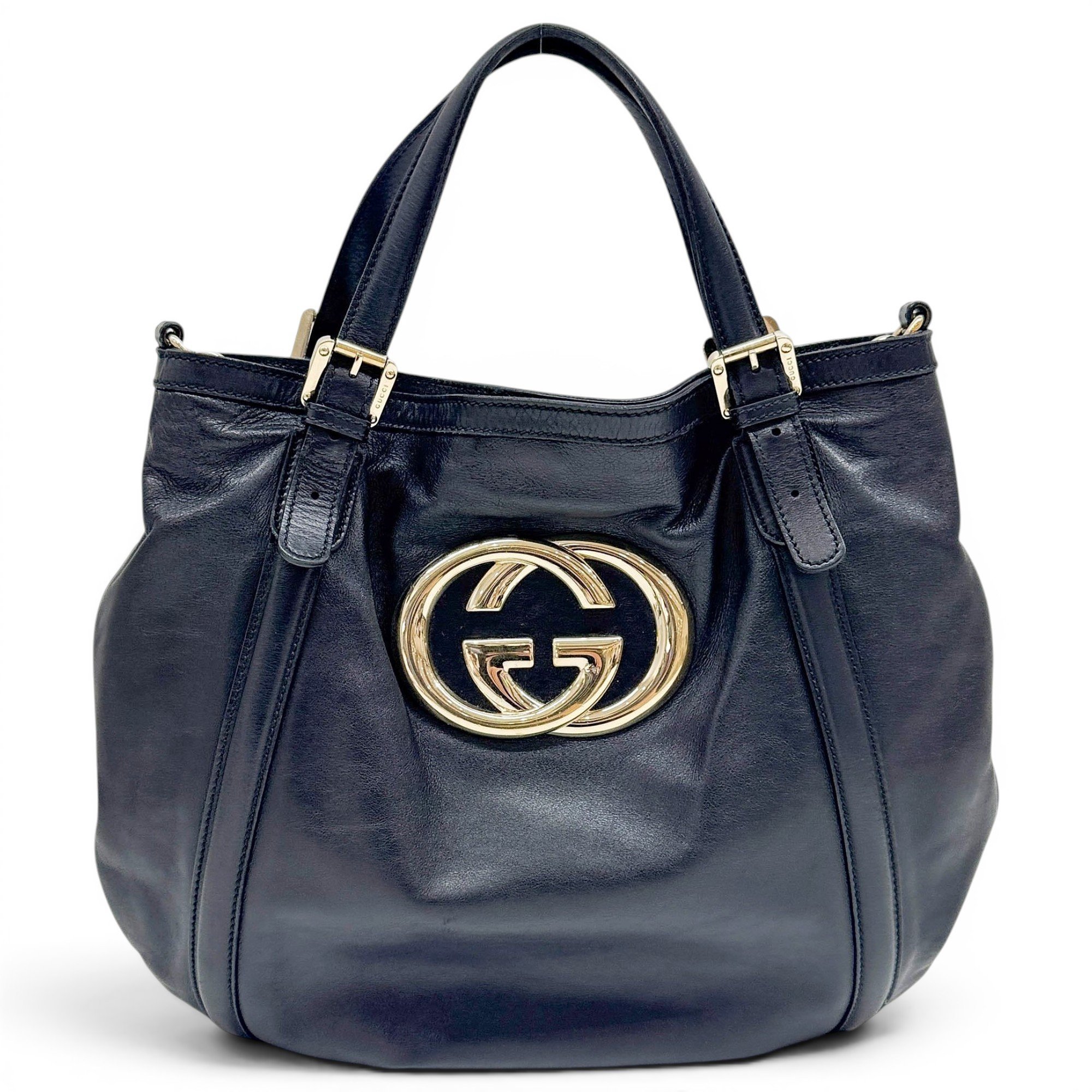 Britt leather handbag
