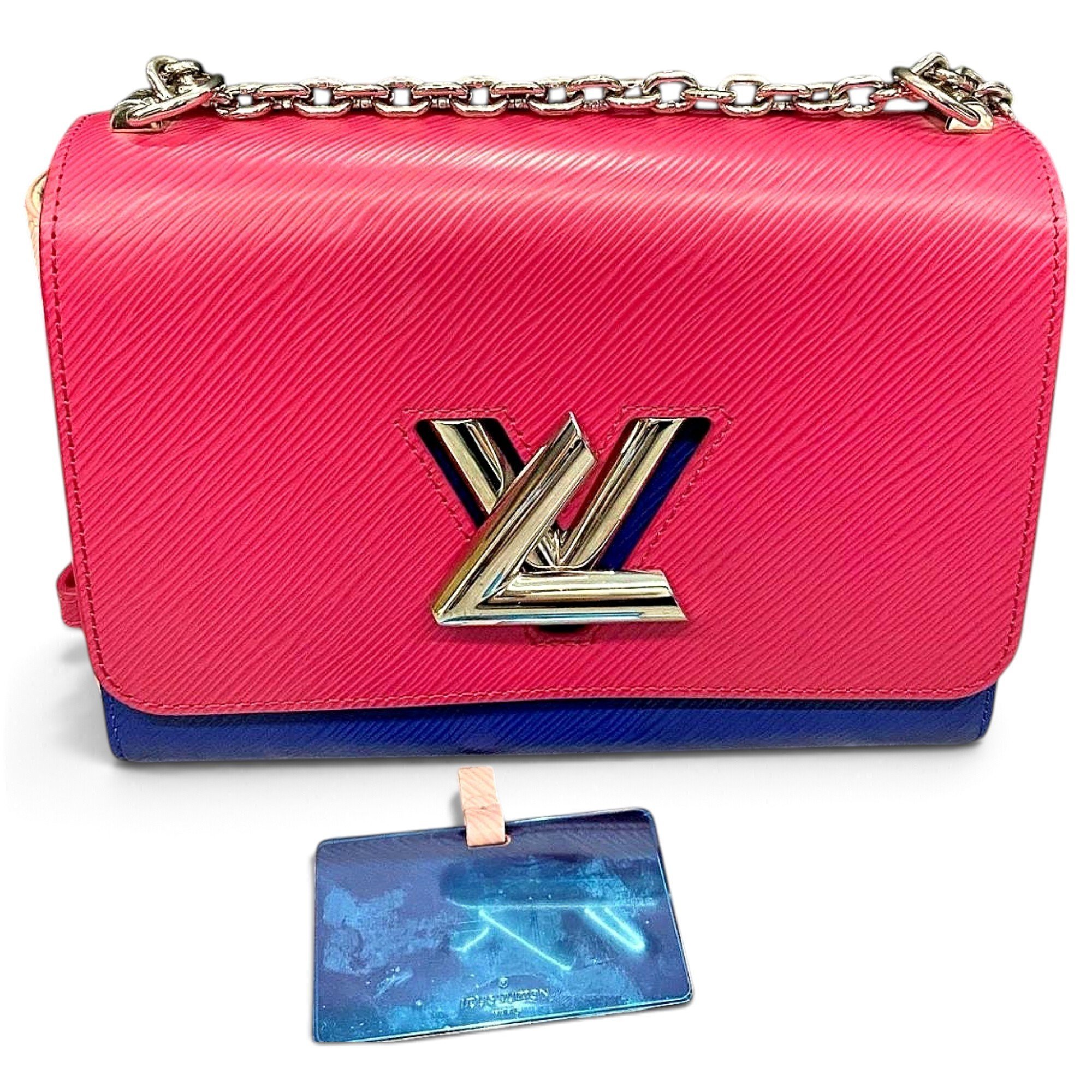 Twist leather handbag