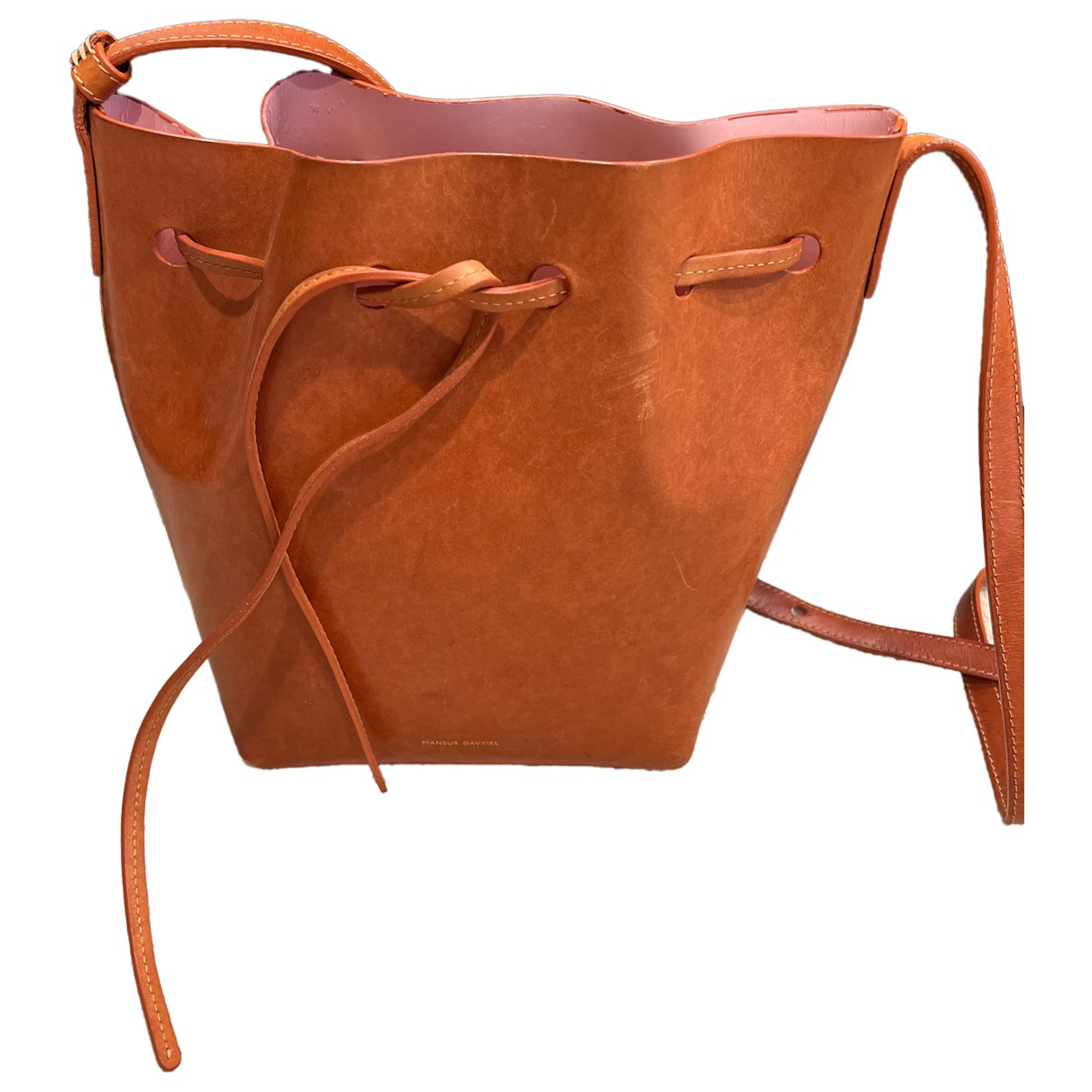 Mansur Gavriel Bucket vegan leather crossbody bag
