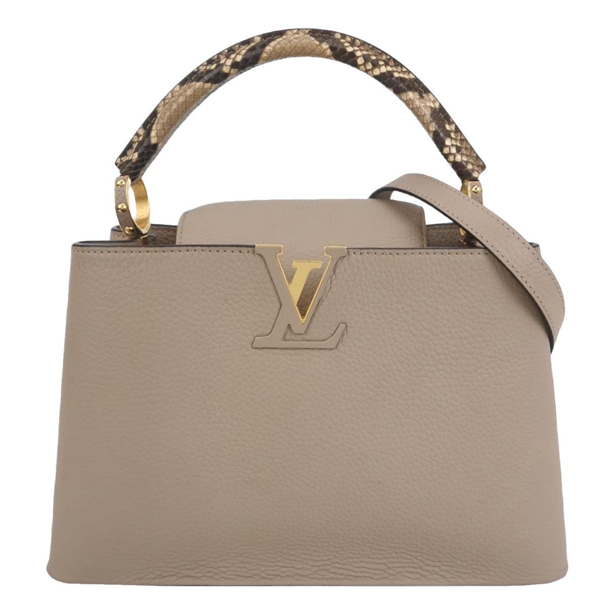Capucines leather handbag