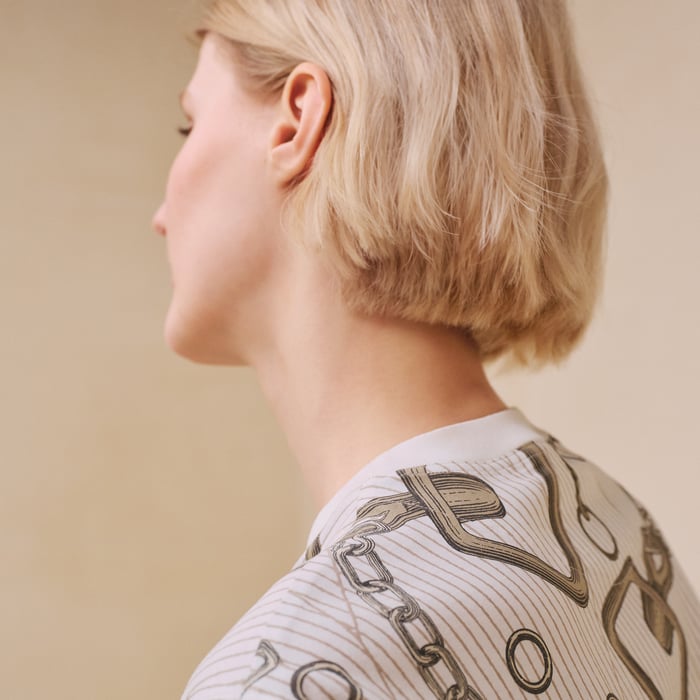Blanc Naturel "Effet Kaleidoscope" Maxi Dress