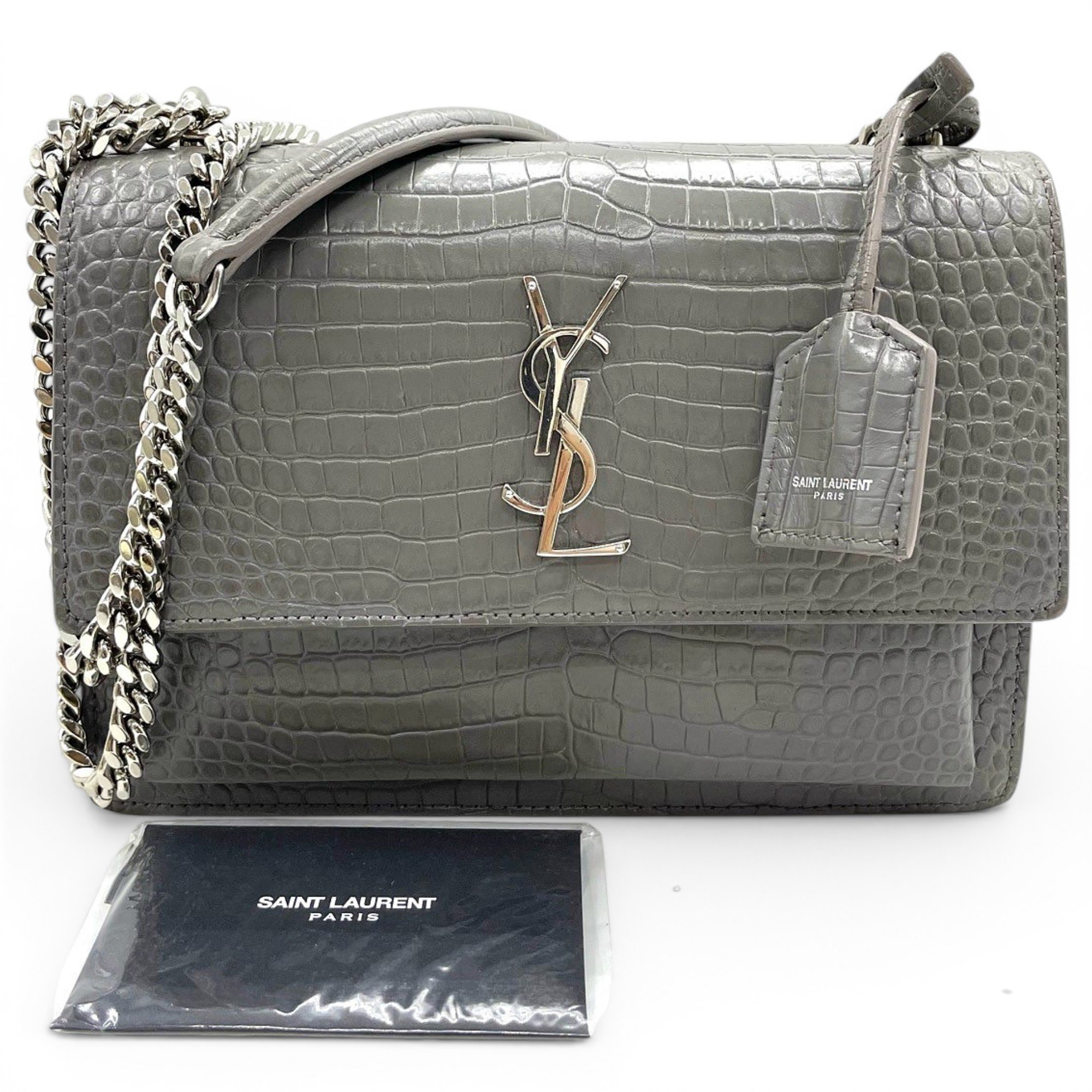 Sunset leather crossbody bag