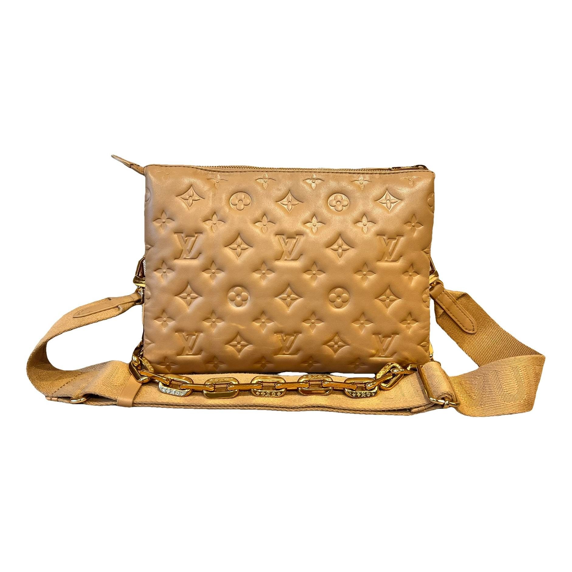 Coussin leather handbag