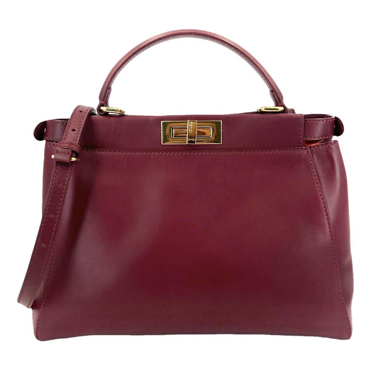 Peekaboo leather handbag