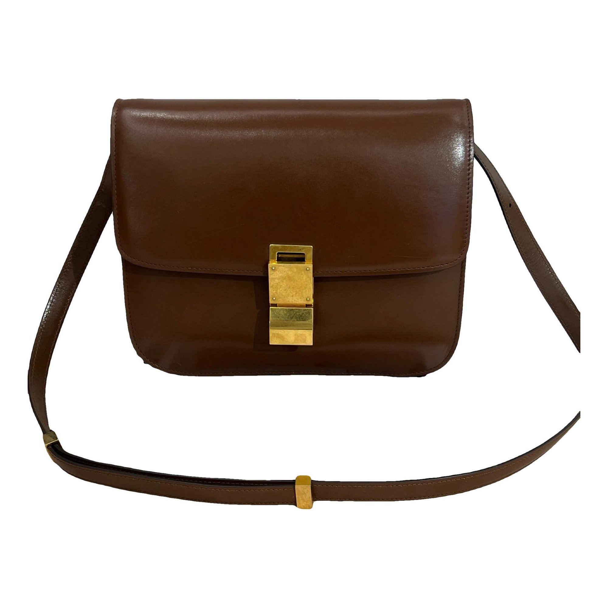 Classic leather crossbody bag