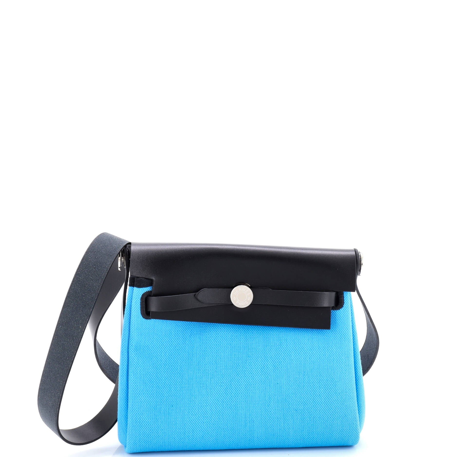 Hermes Herbag Zip Toile and Leather 20