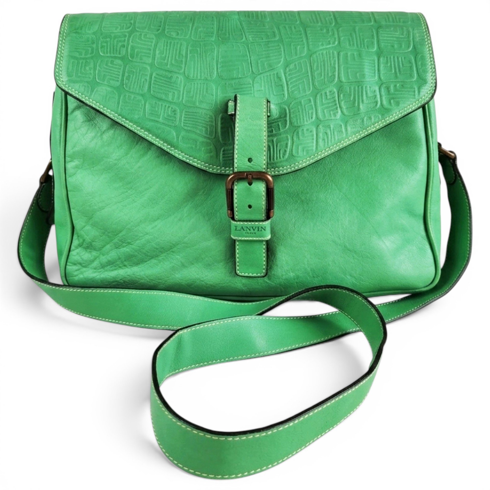 Leather handbag