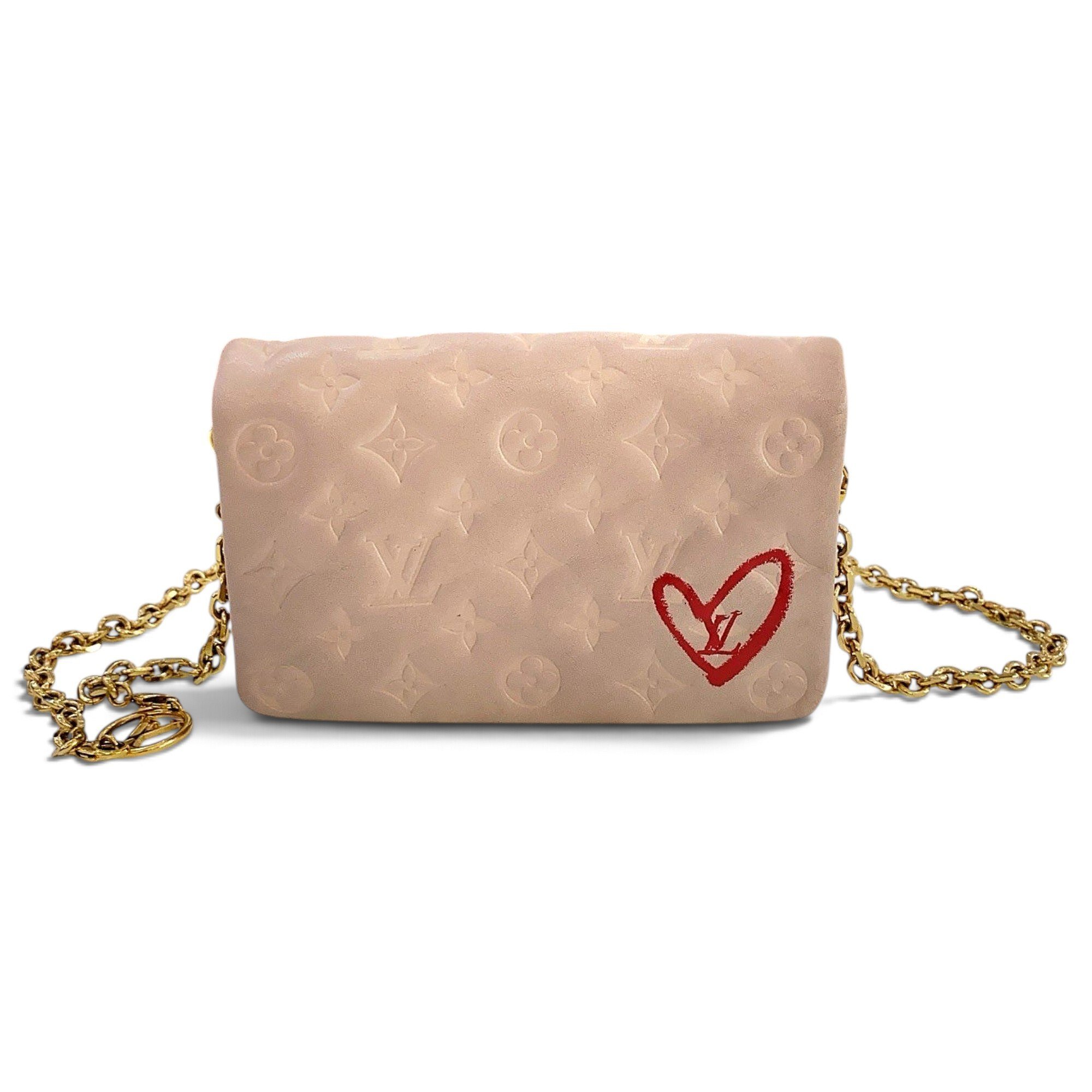 Coussin Flap leather handbag