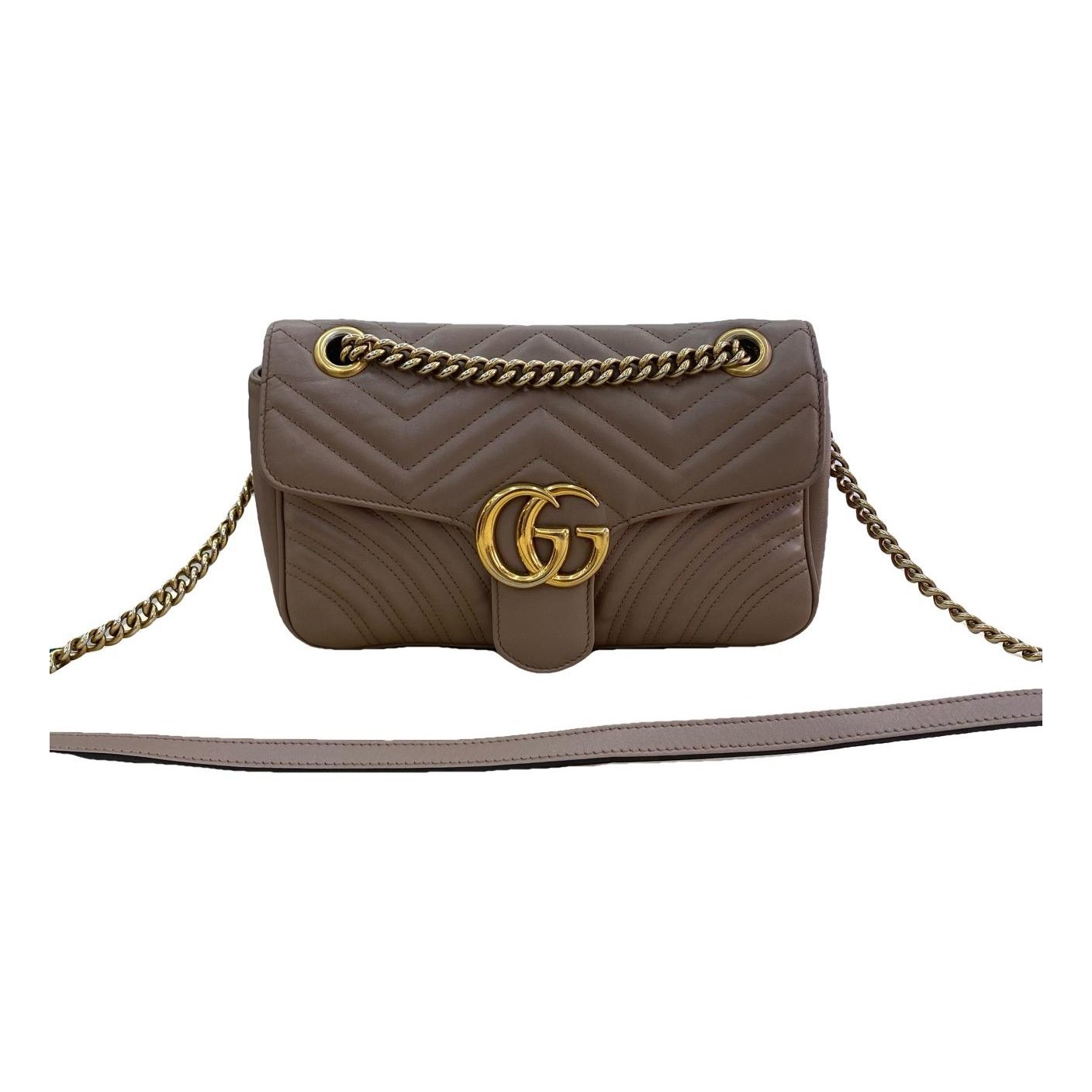 GG Marmont Flap leather handbag