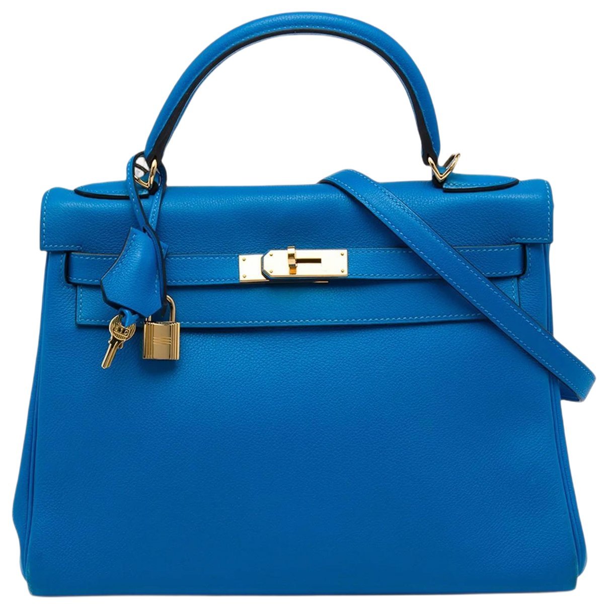 H leather bag