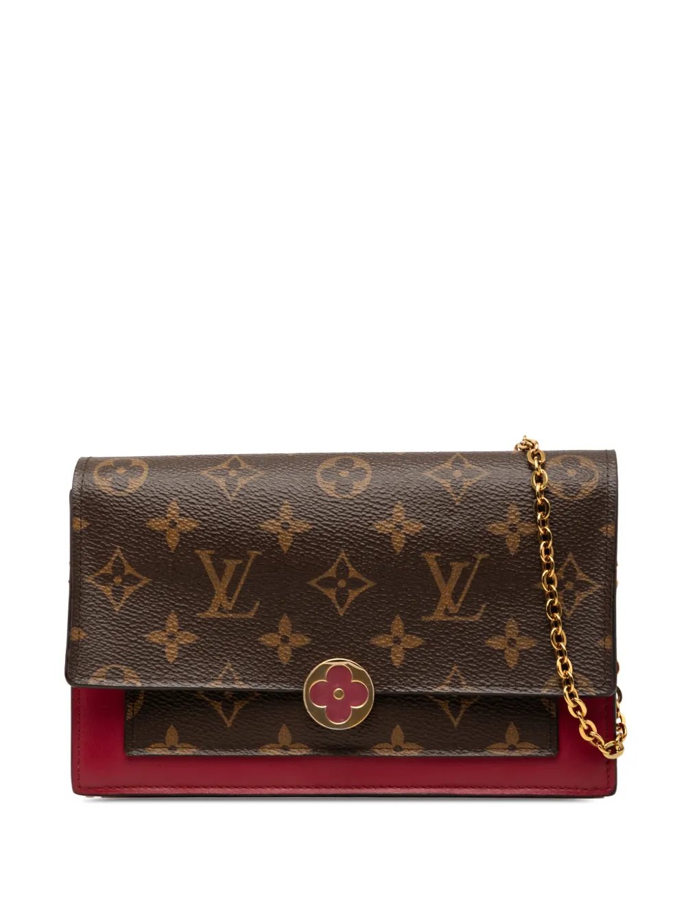 2019 Monogram Flore Wallet On Chain crossbody bag