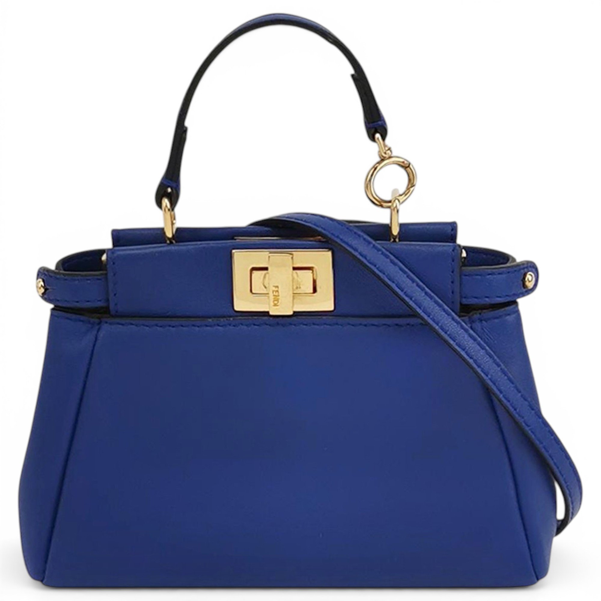 Peekaboo leather handbag