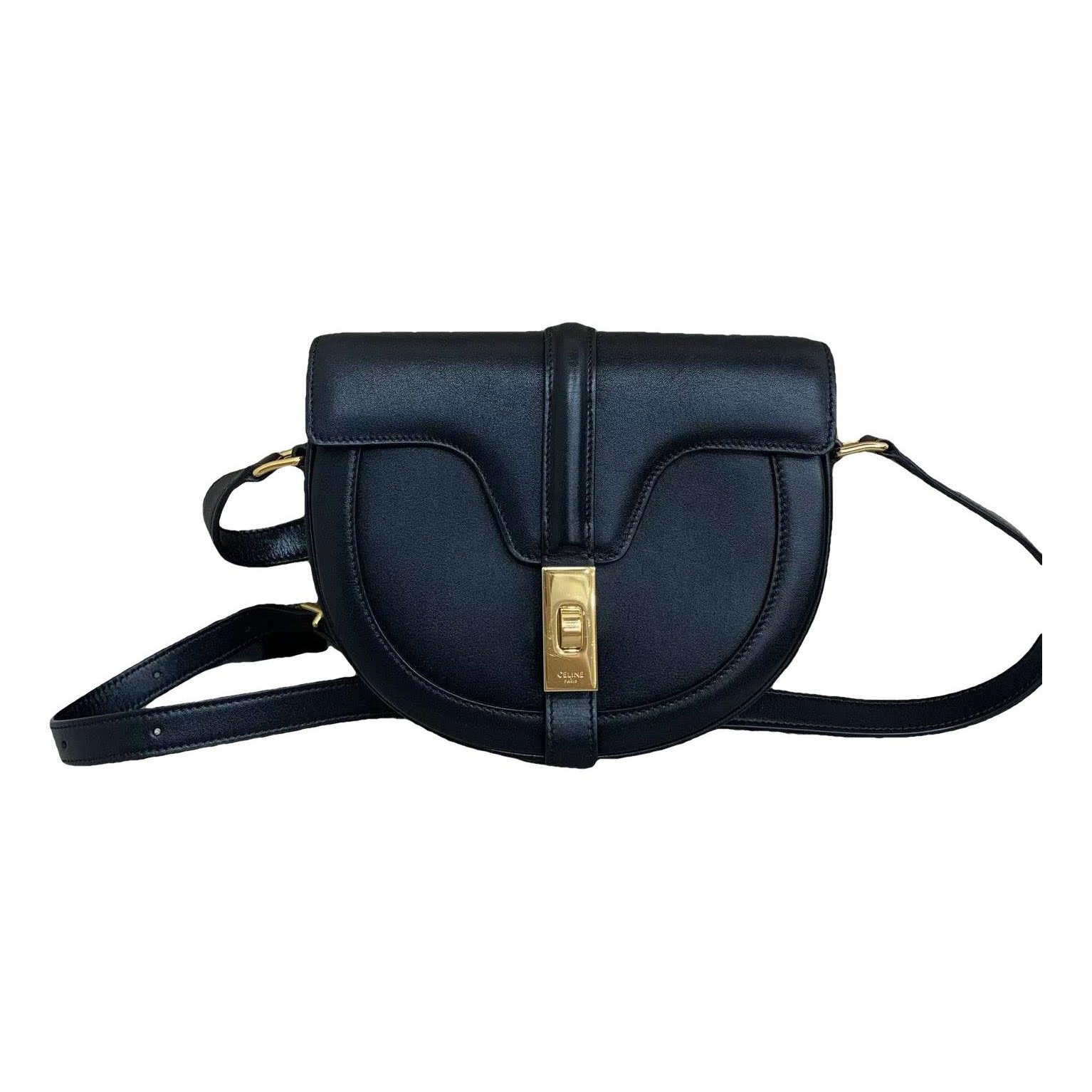 SAC 16 BESACE leather handbag