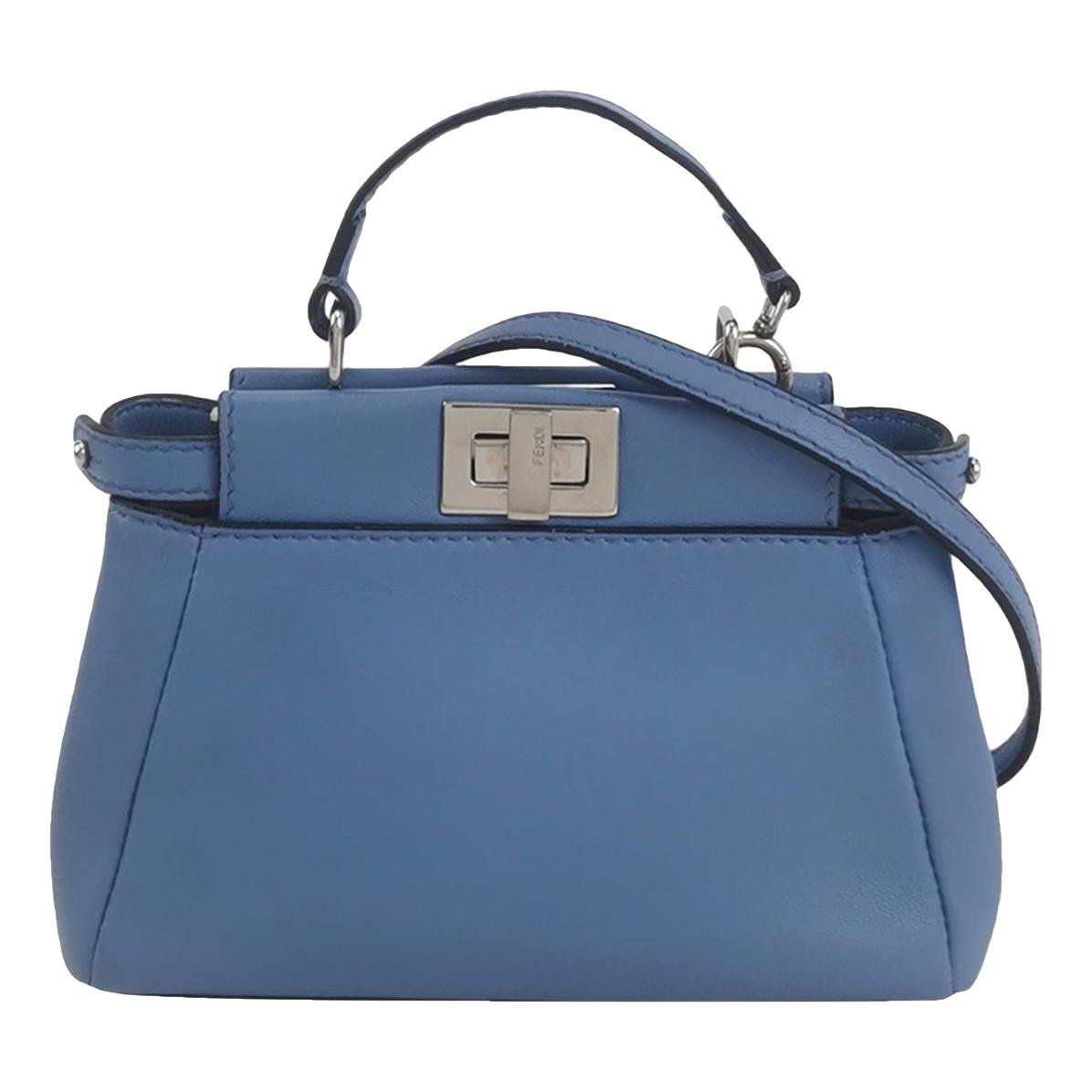 Peekaboo leather handbag