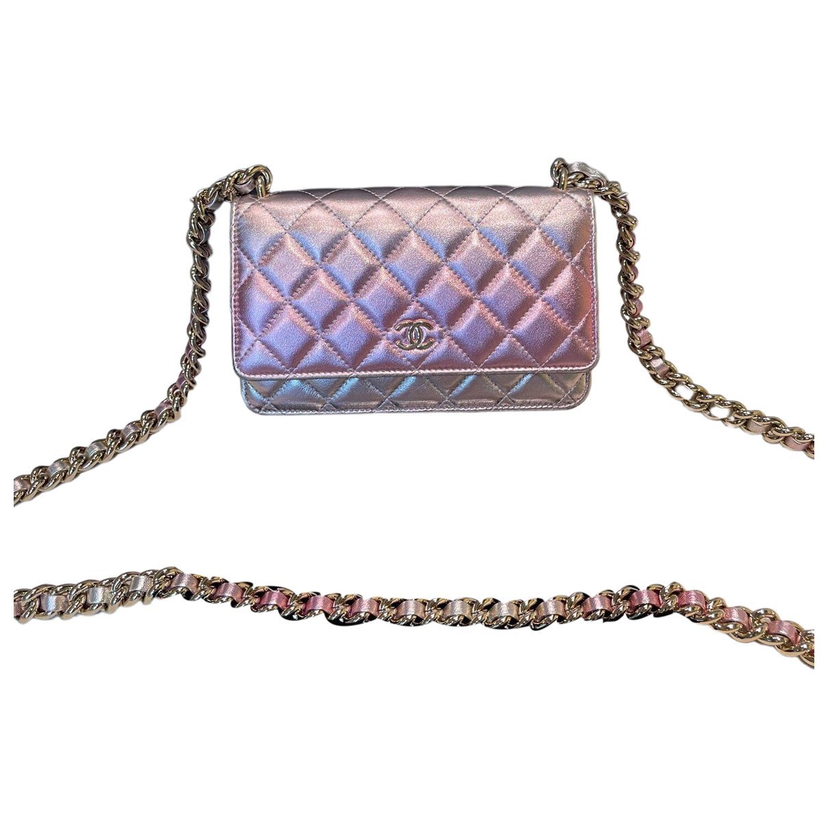 Wallet On Chain Timeless/Classique leather crossbody bag