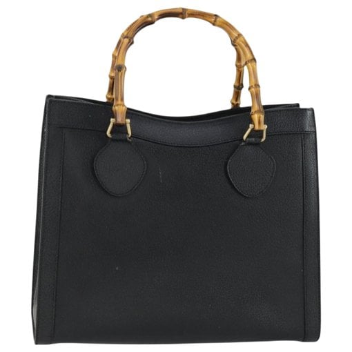 Bamboo leather handbag
