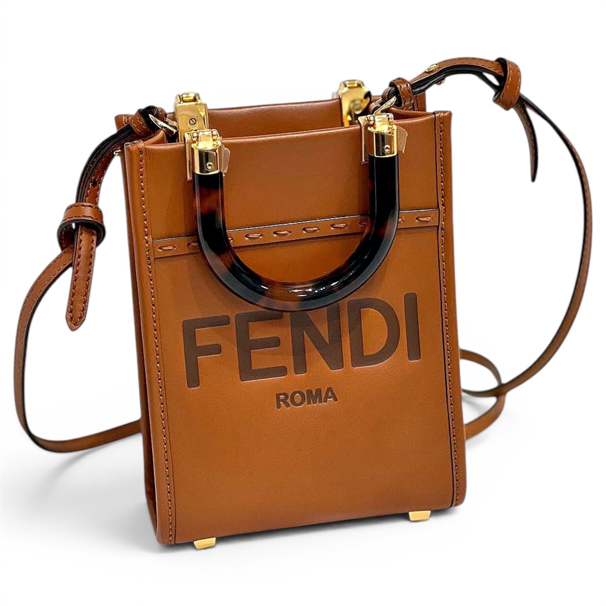 Sunshine leather tote