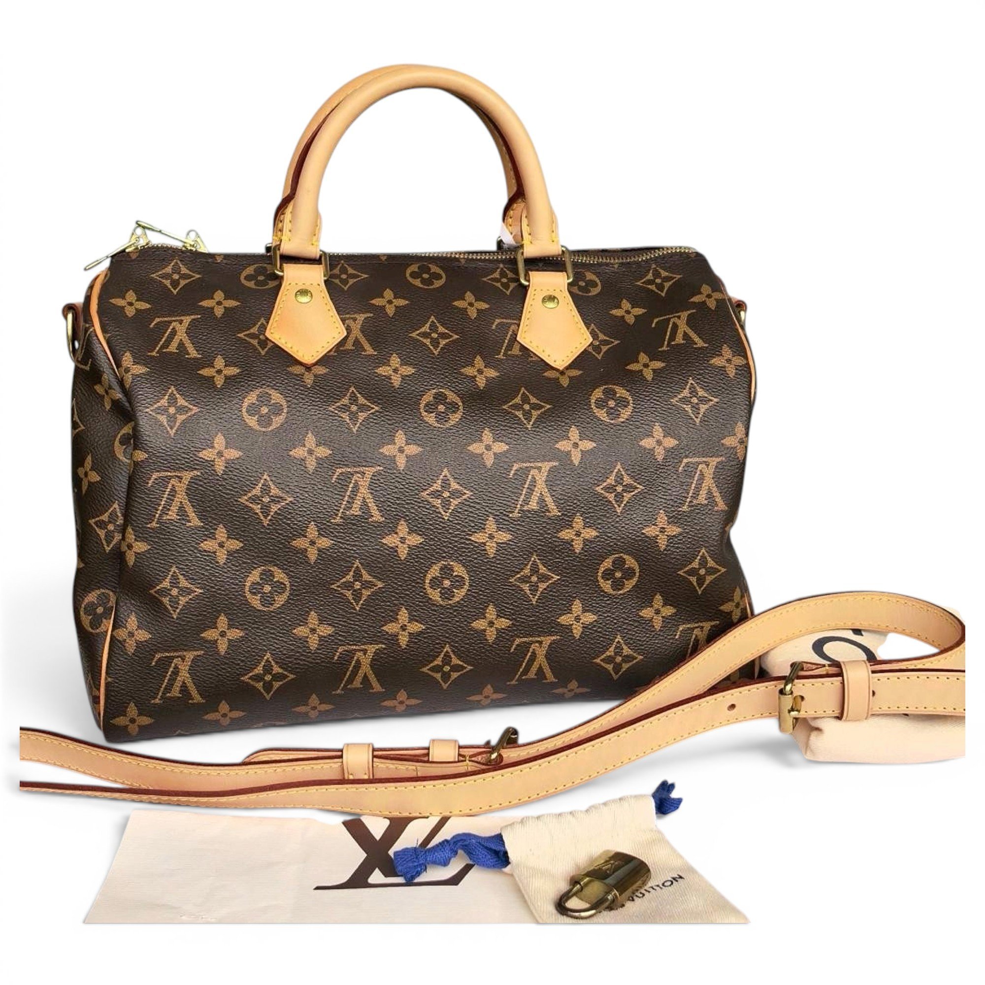 Speedy Bandoulière leather handbag
