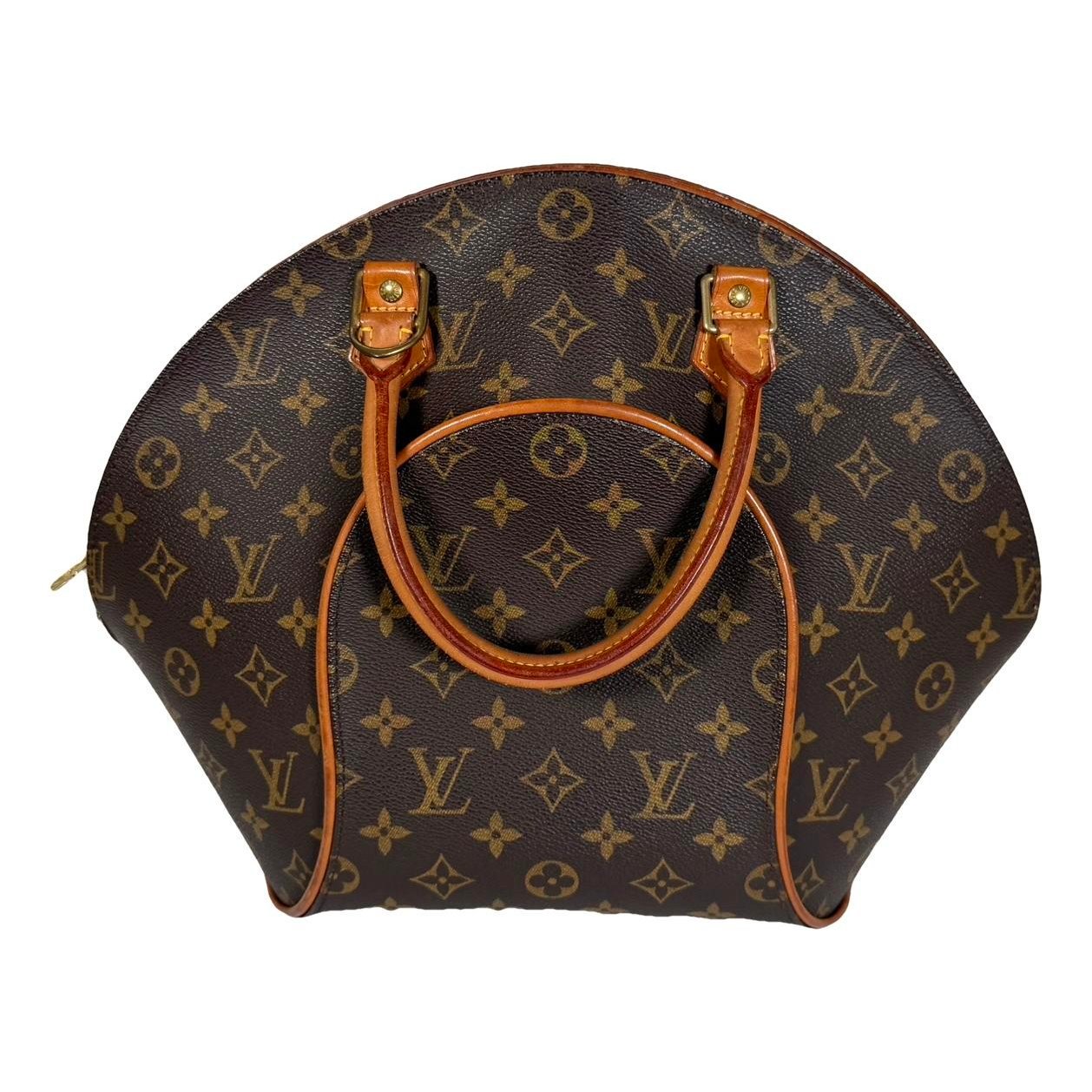 Ellipse leather handbag