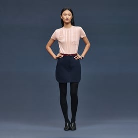 "Etriers Remix" short-sleeve sweater