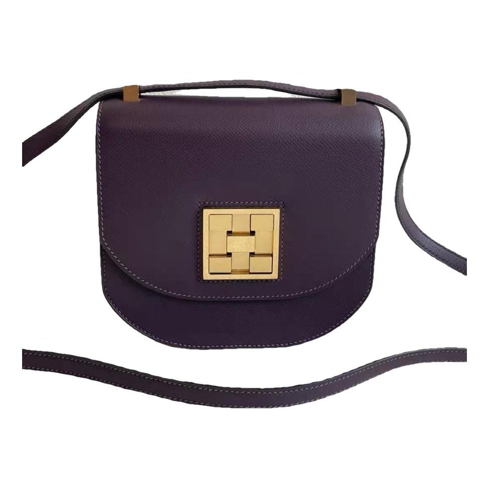 Mosaïque leather handbag