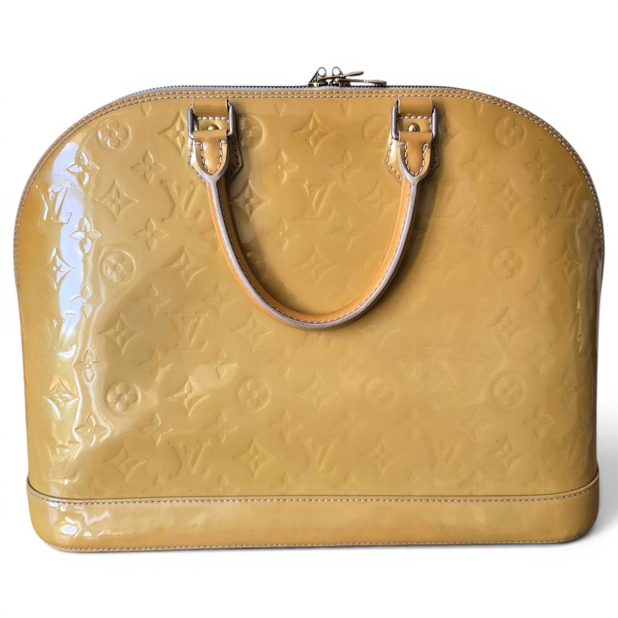 Alma patent leather handbag