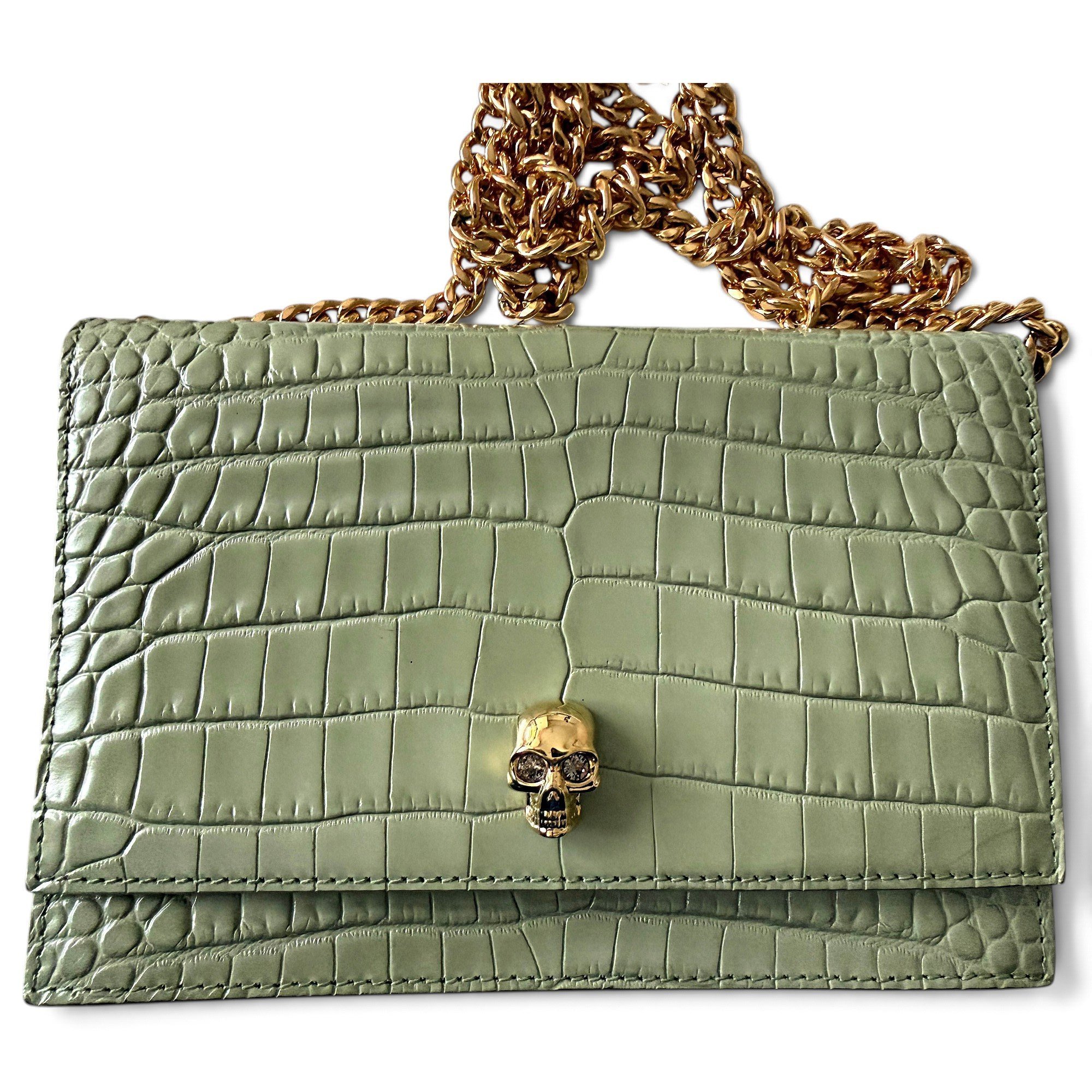 Leather crossbody bag