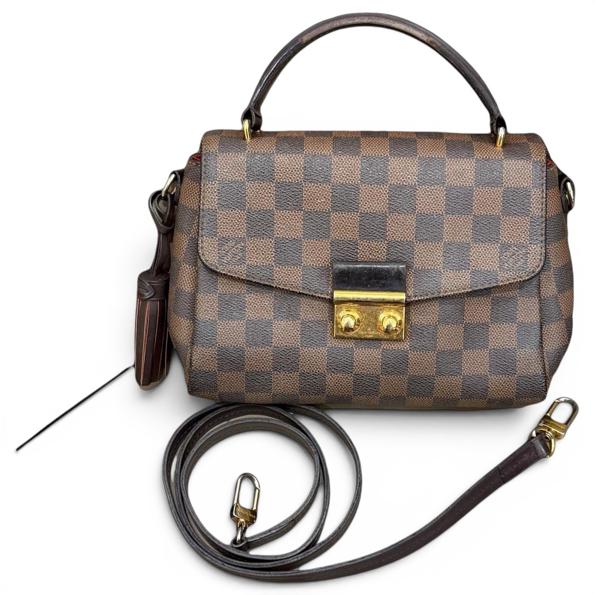 Croisette leather handbag