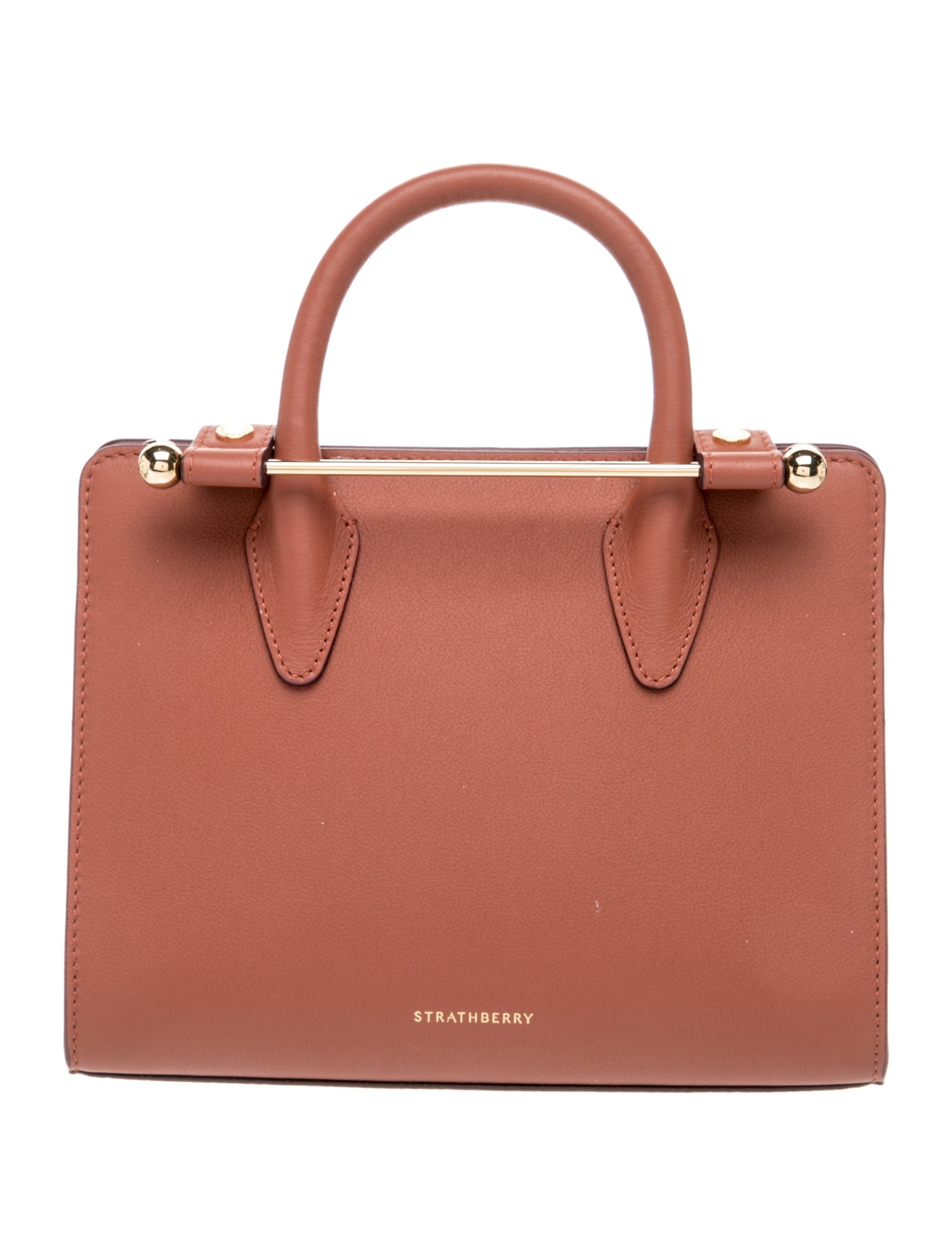 Leather Top Handle Bag