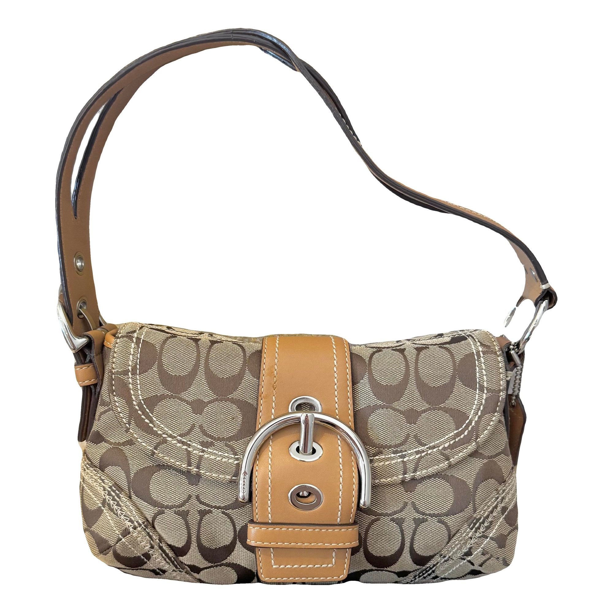 Signature Sufflette leather handbag