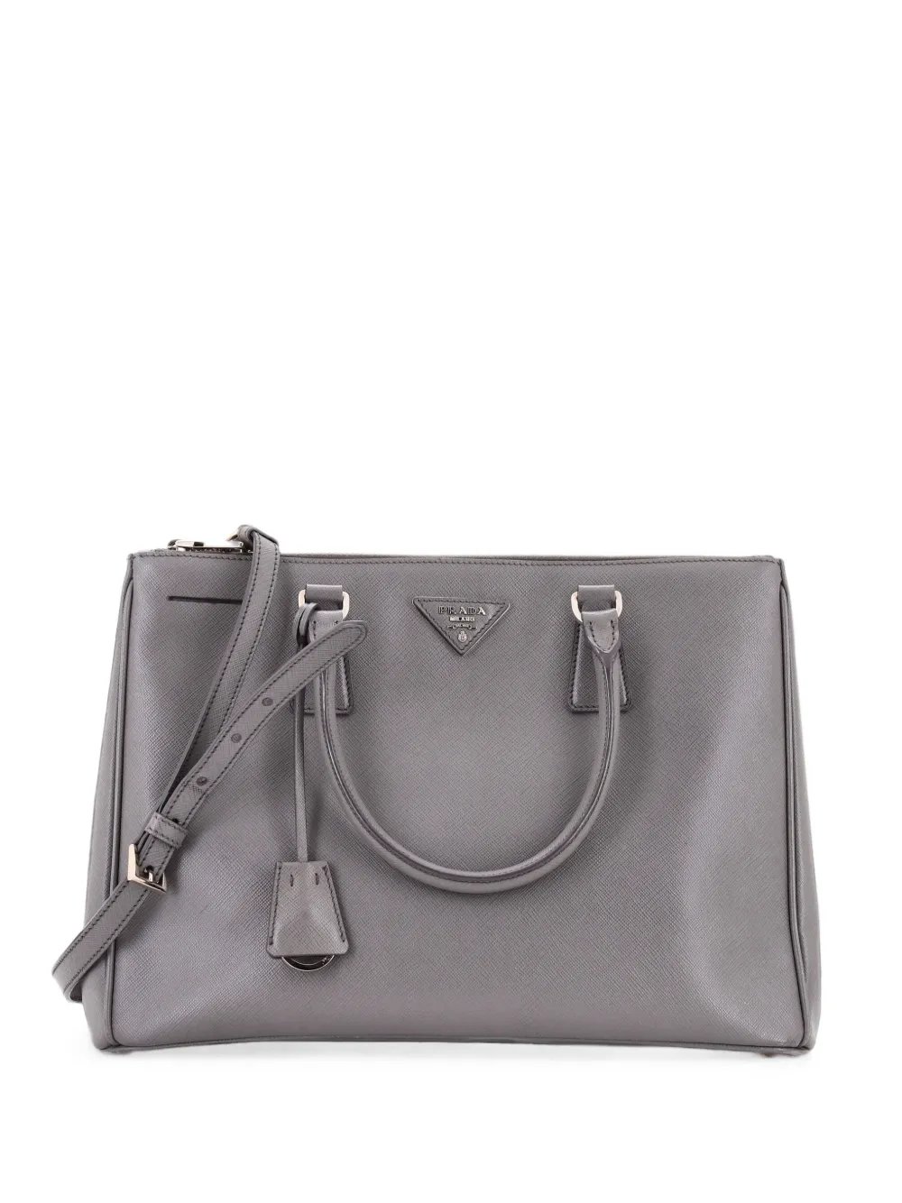 Double Zip Lux Saffiano Leather Medium tote bag