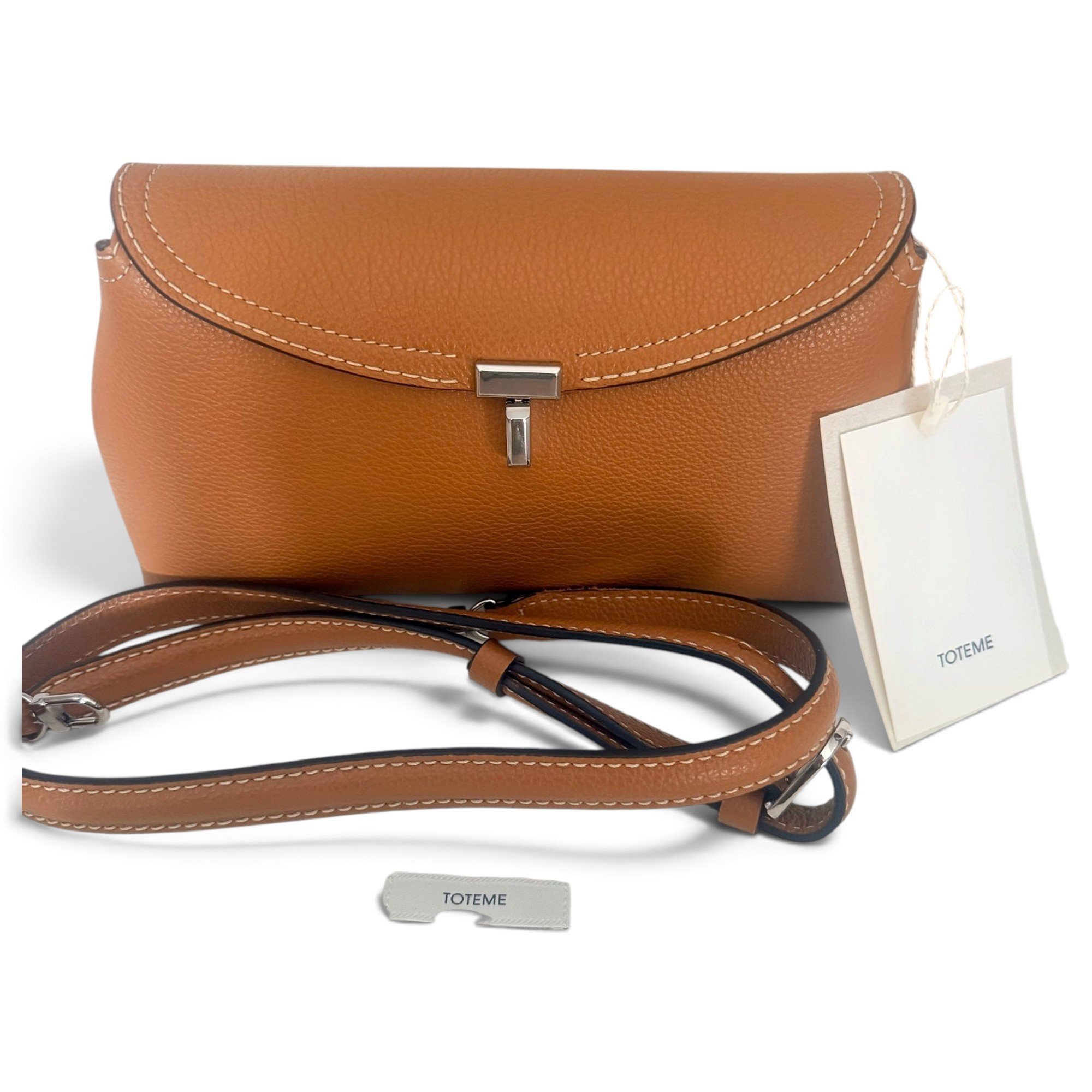 T-Lock leather crossbody bag