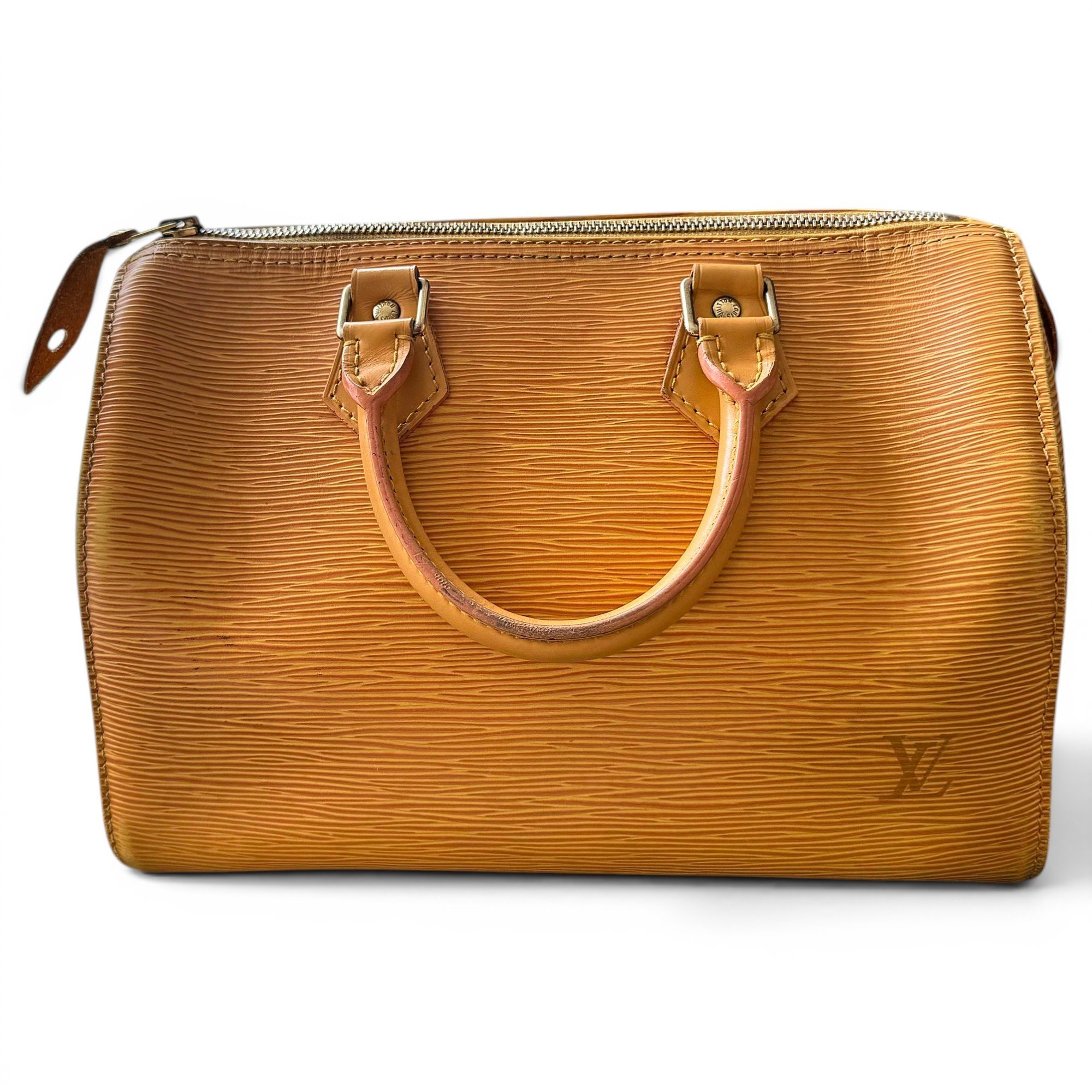 Speedy leather handbag
