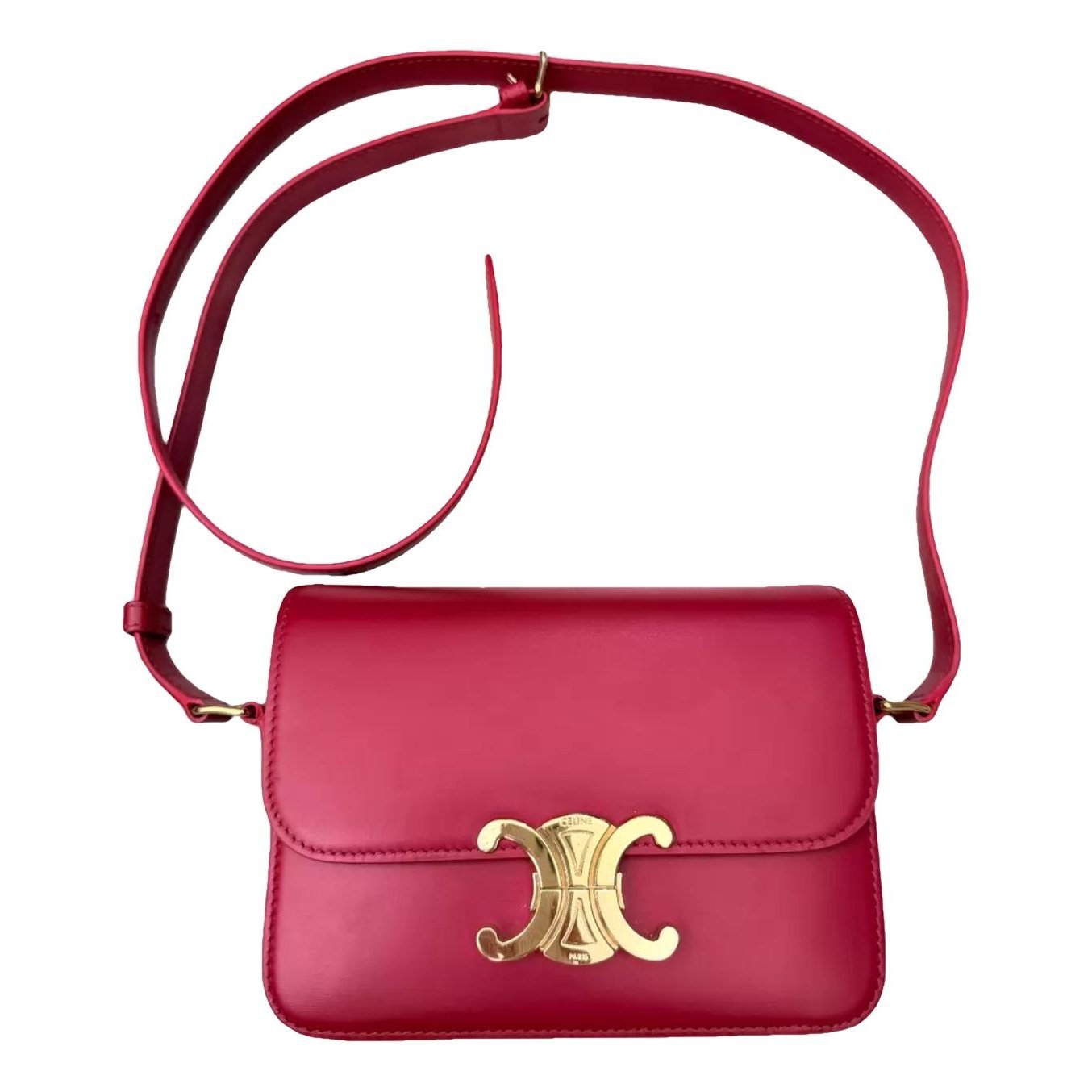 Triomphe leather handbag