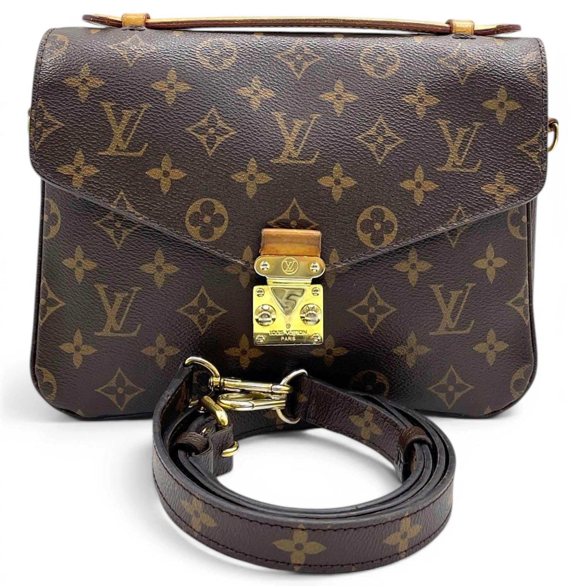 Metis leather handbag