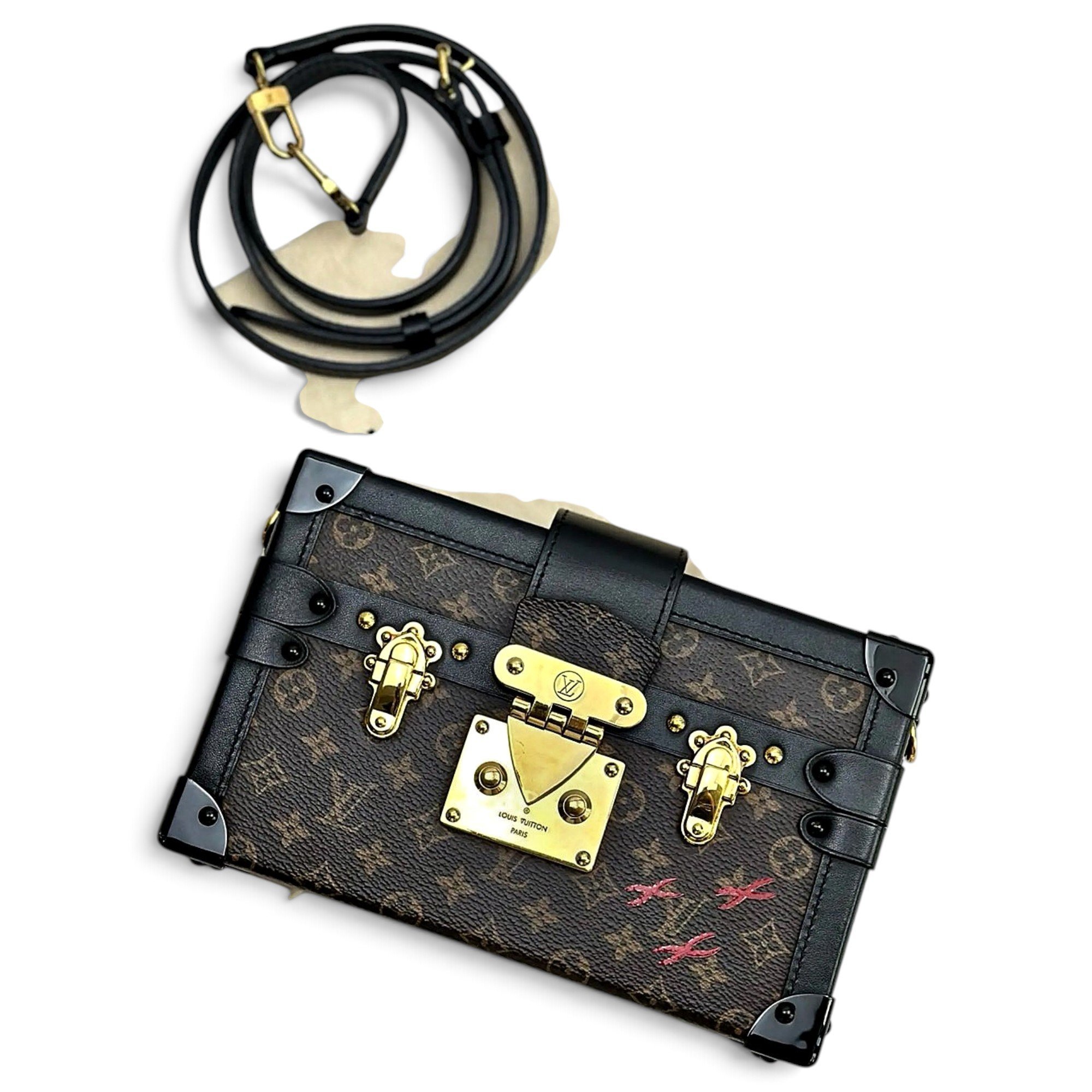 Petite Malle vinyl handbag