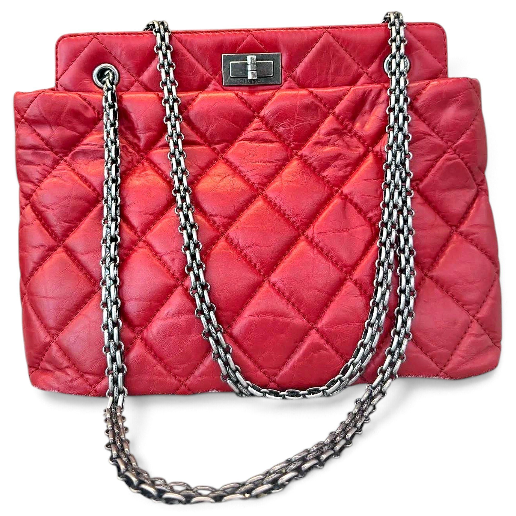 2.55 leather tote