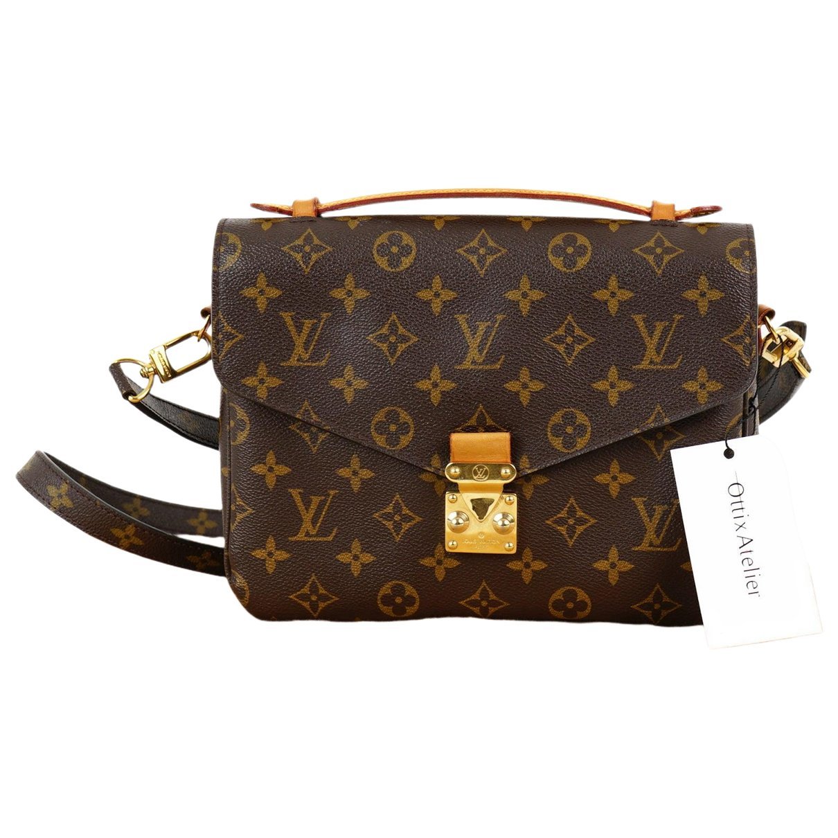 Metis leather handbag
