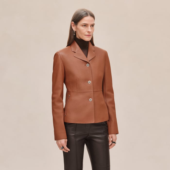Marron Fauve Equestrian Jacket