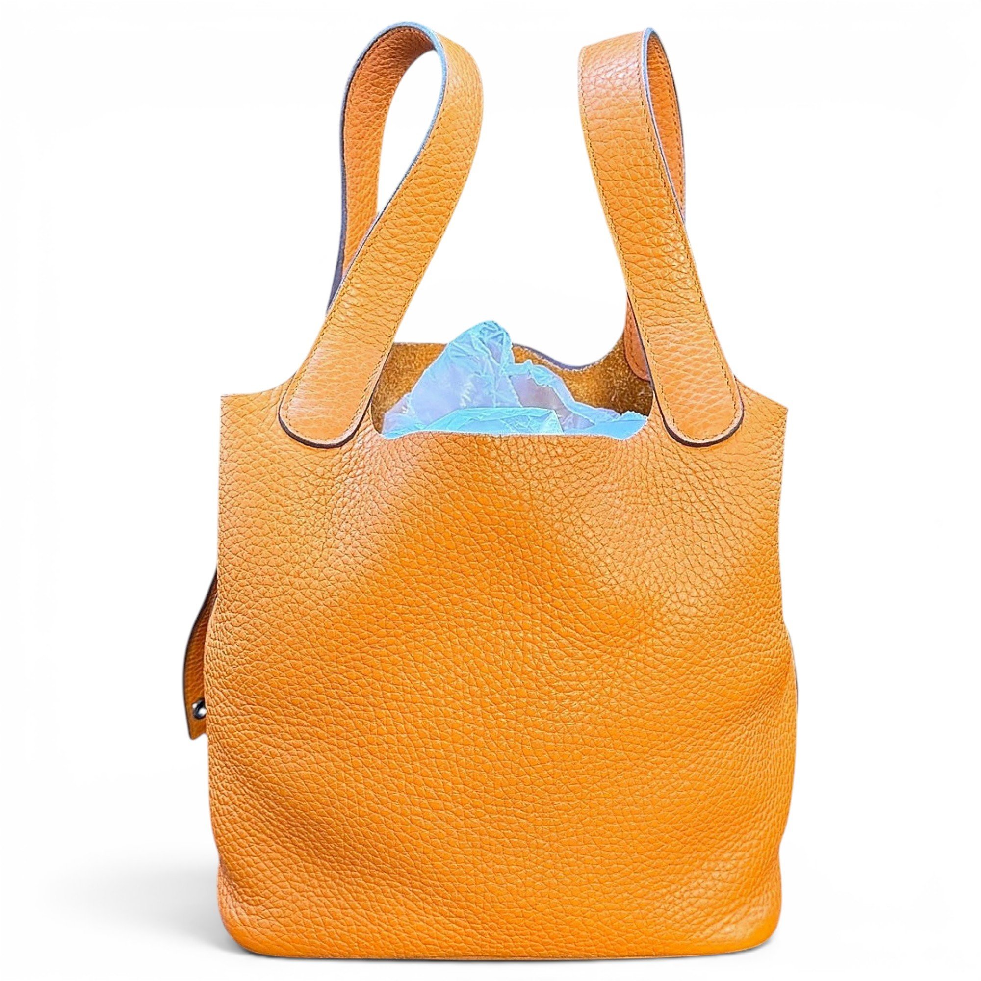Picotin leather handbag