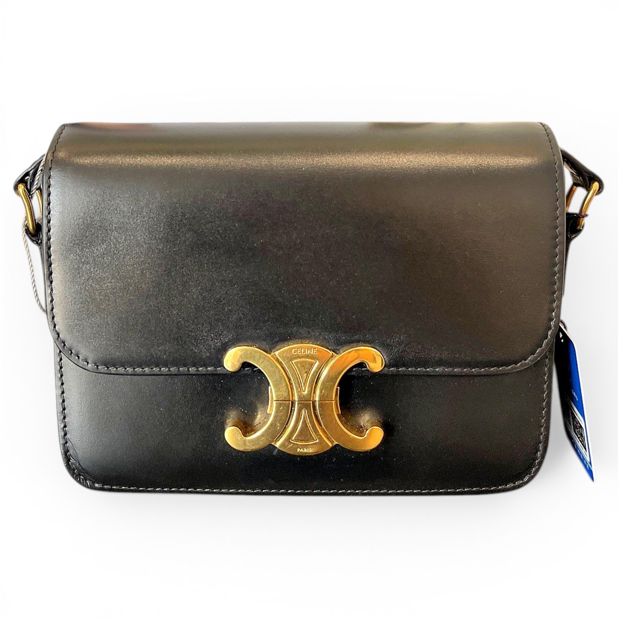Triomphe leather handbag