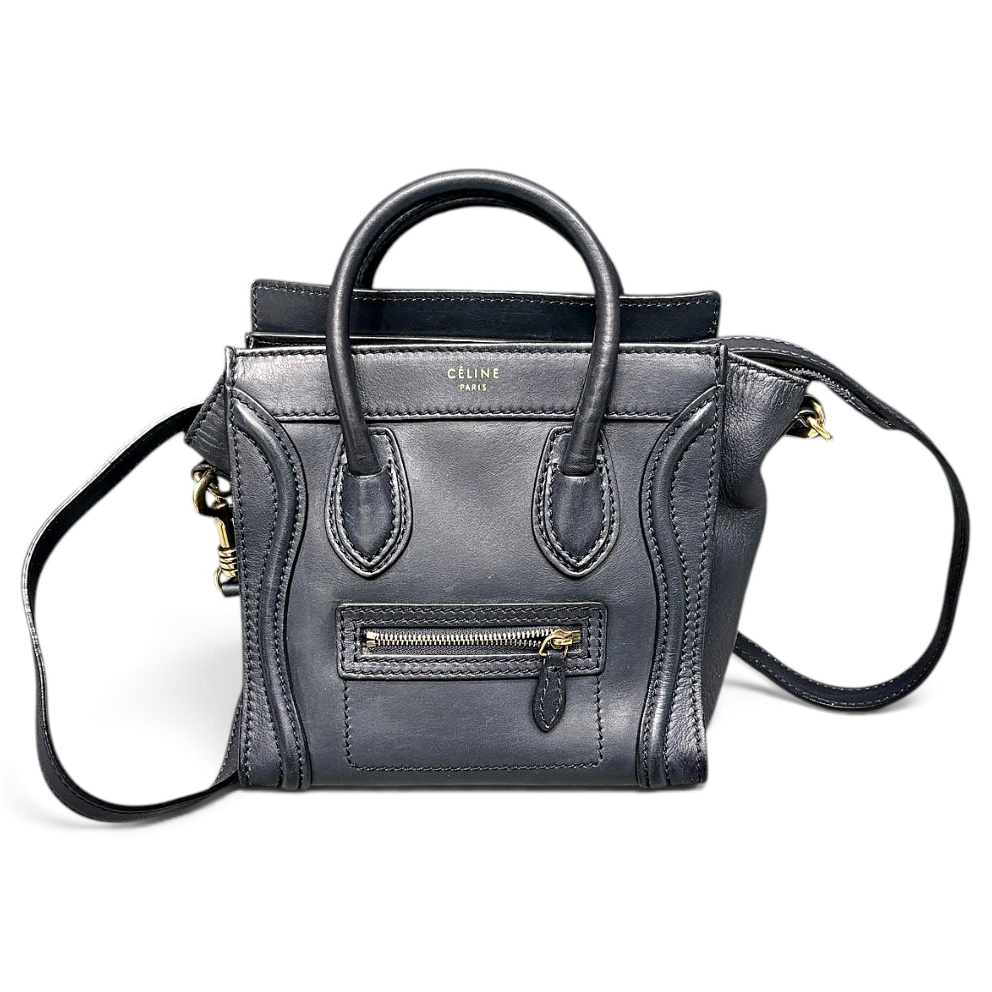 Nano Luggage leather handbag