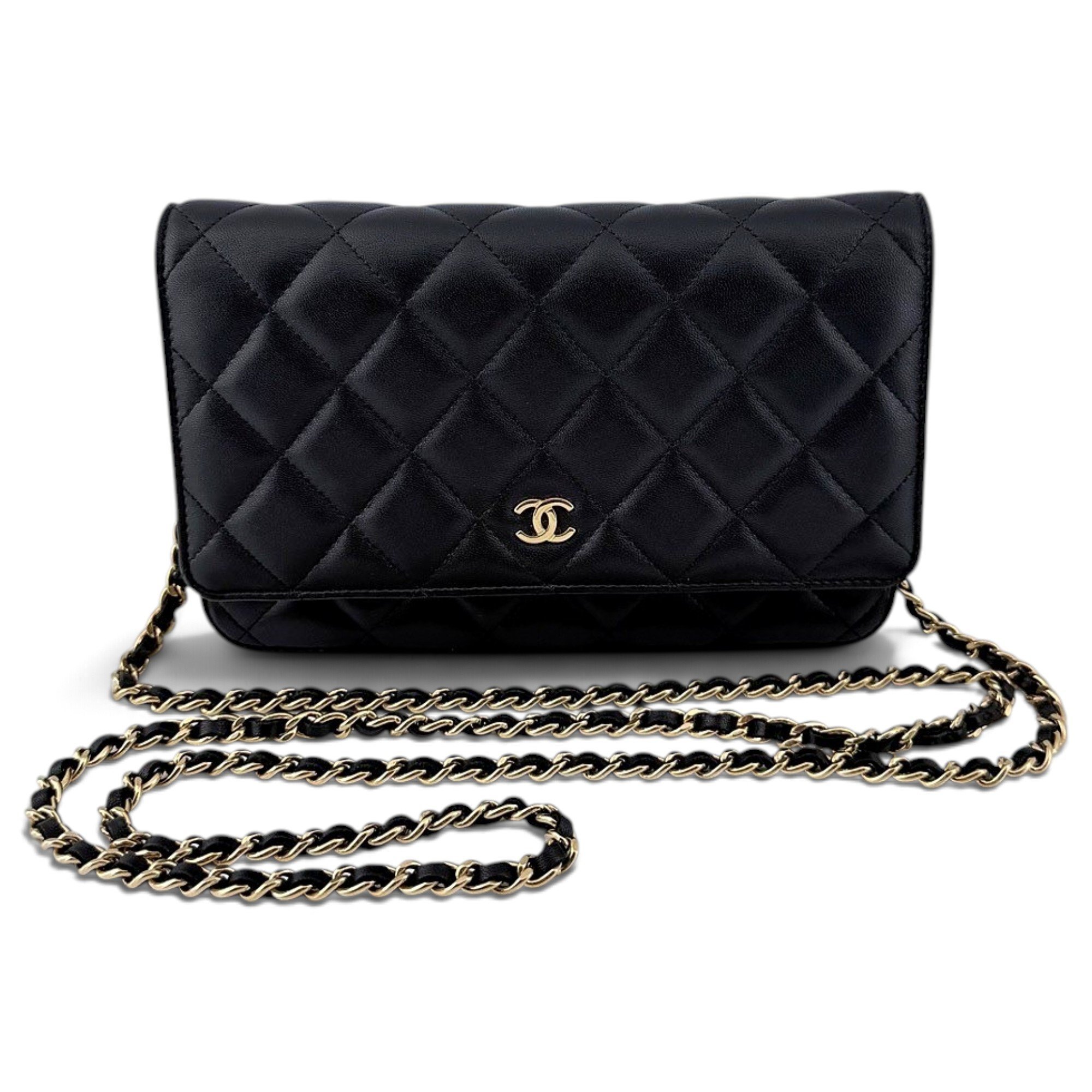 Wallet On Chain Timeless/Classique leather crossbody bag
