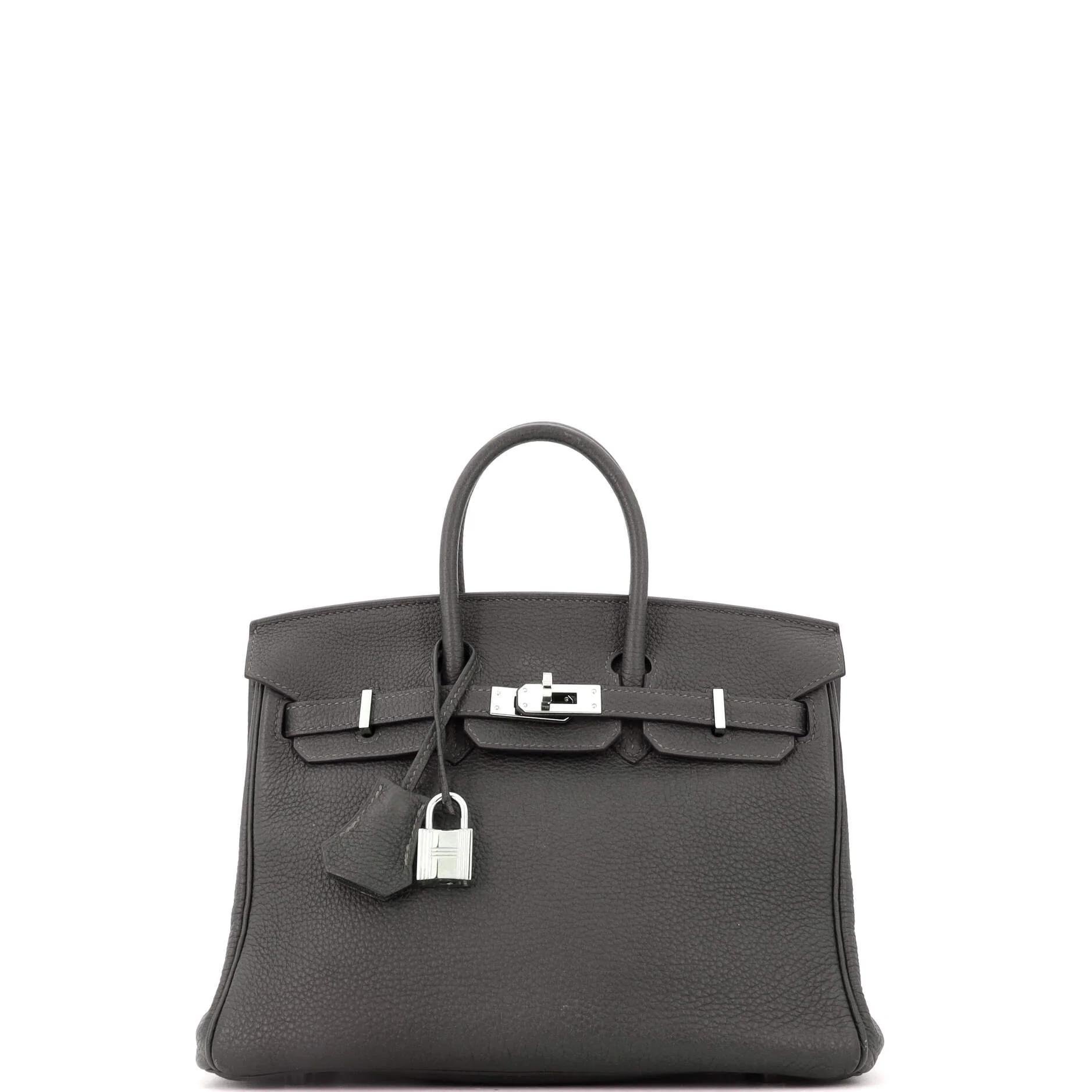Hermes Birkin 25 Handbag Vert Maquis Togo Leather 2020