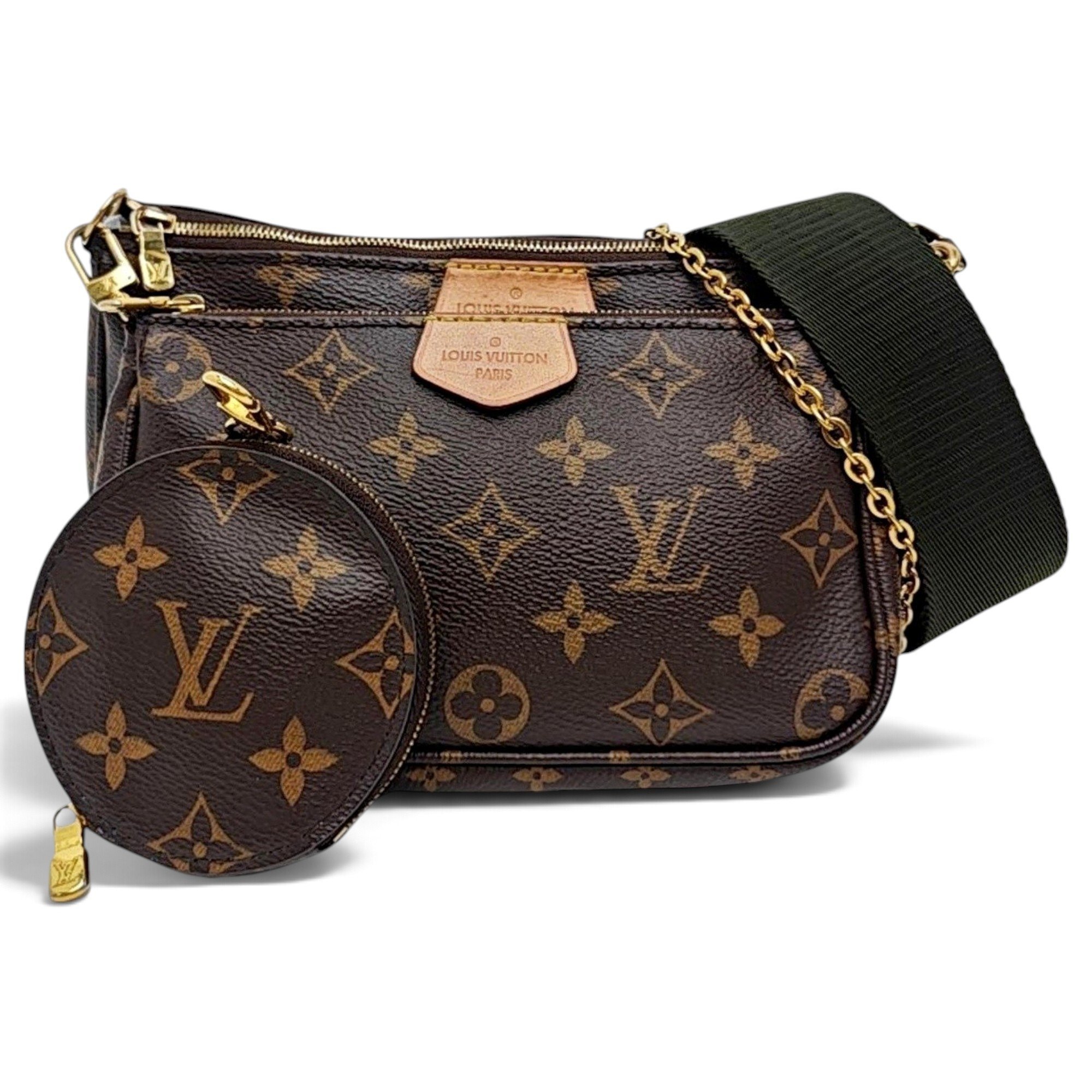 Maxi Multi Pochette Accessoires leather handbag