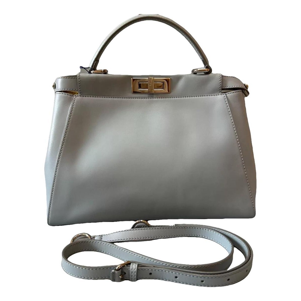 Peekaboo leather handbag