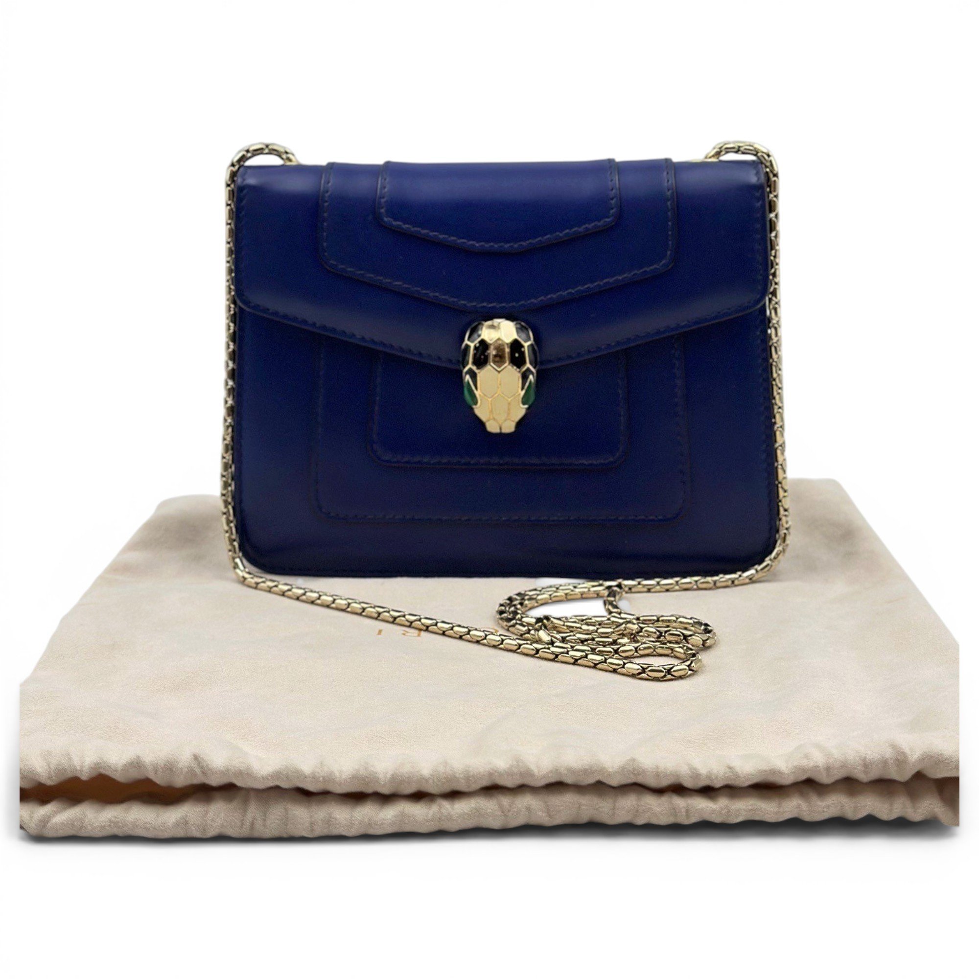 Bvlgari Serpenti glitter handbag