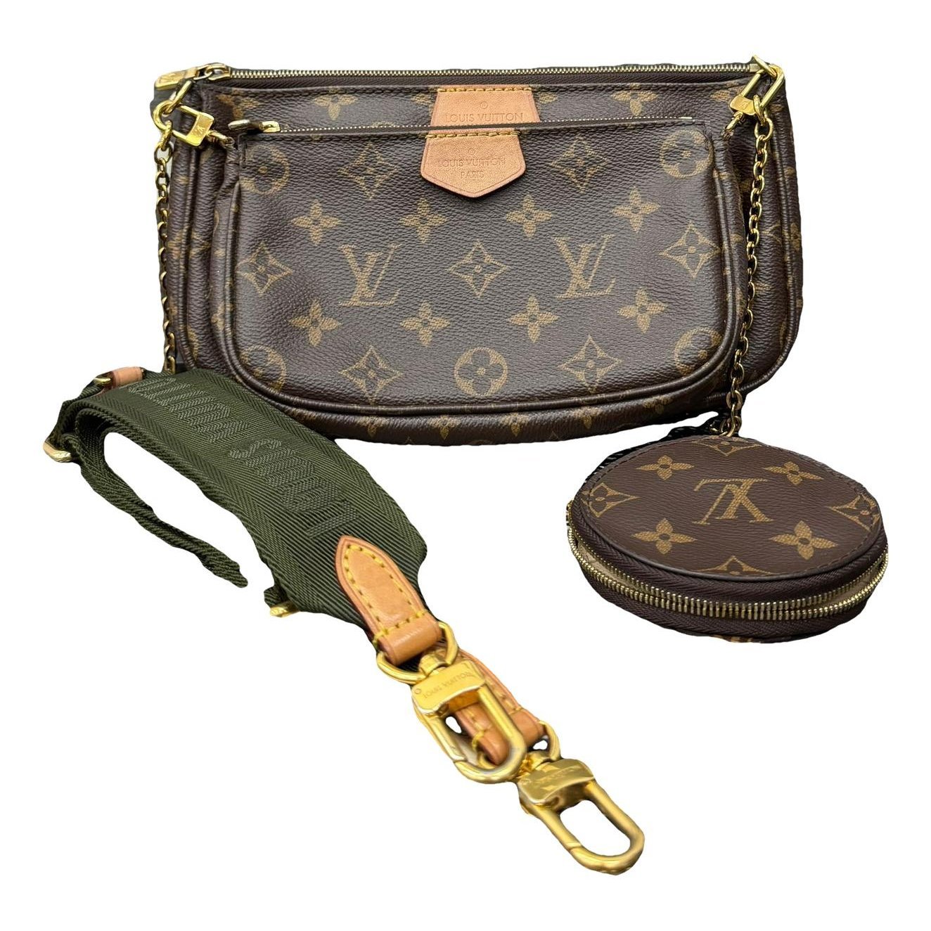 Multi Pochette Accessoires leather handbag