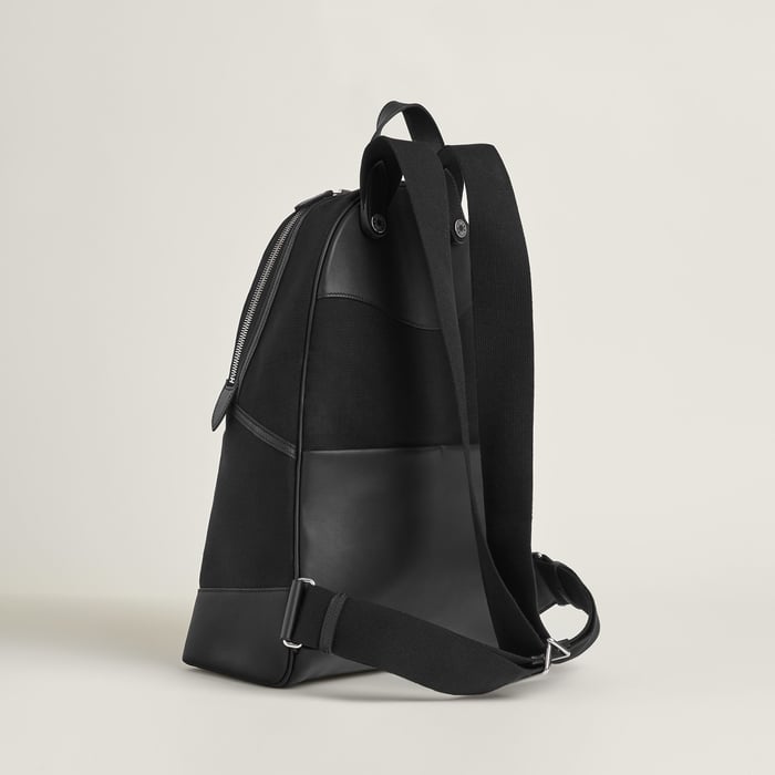 Noir Hermès Allback Backpack