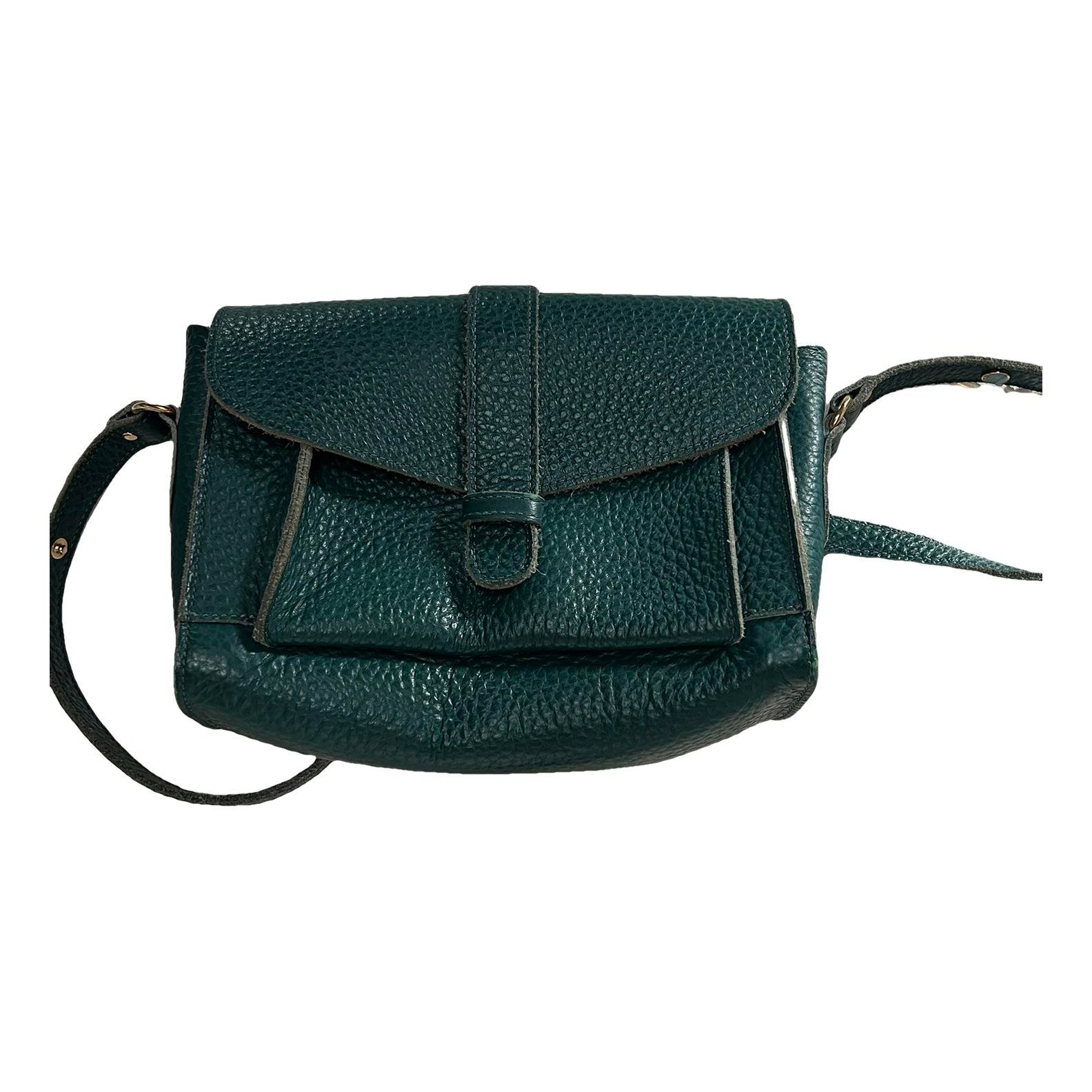 Leather crossbody bag